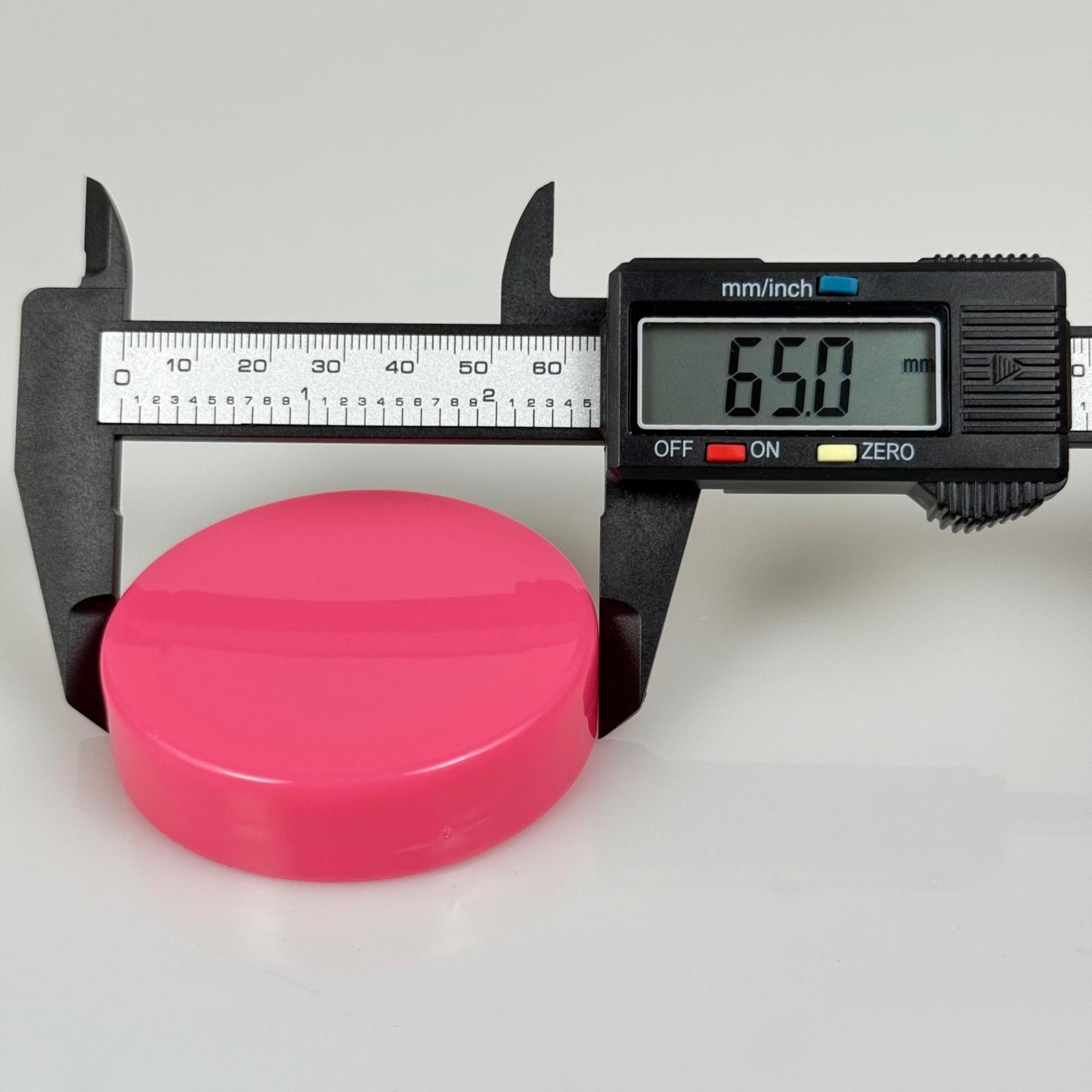 63 MM TWİST-OFF PLASTİK PEMBE KAPAK - 63 MM PLASTİK KAPAK