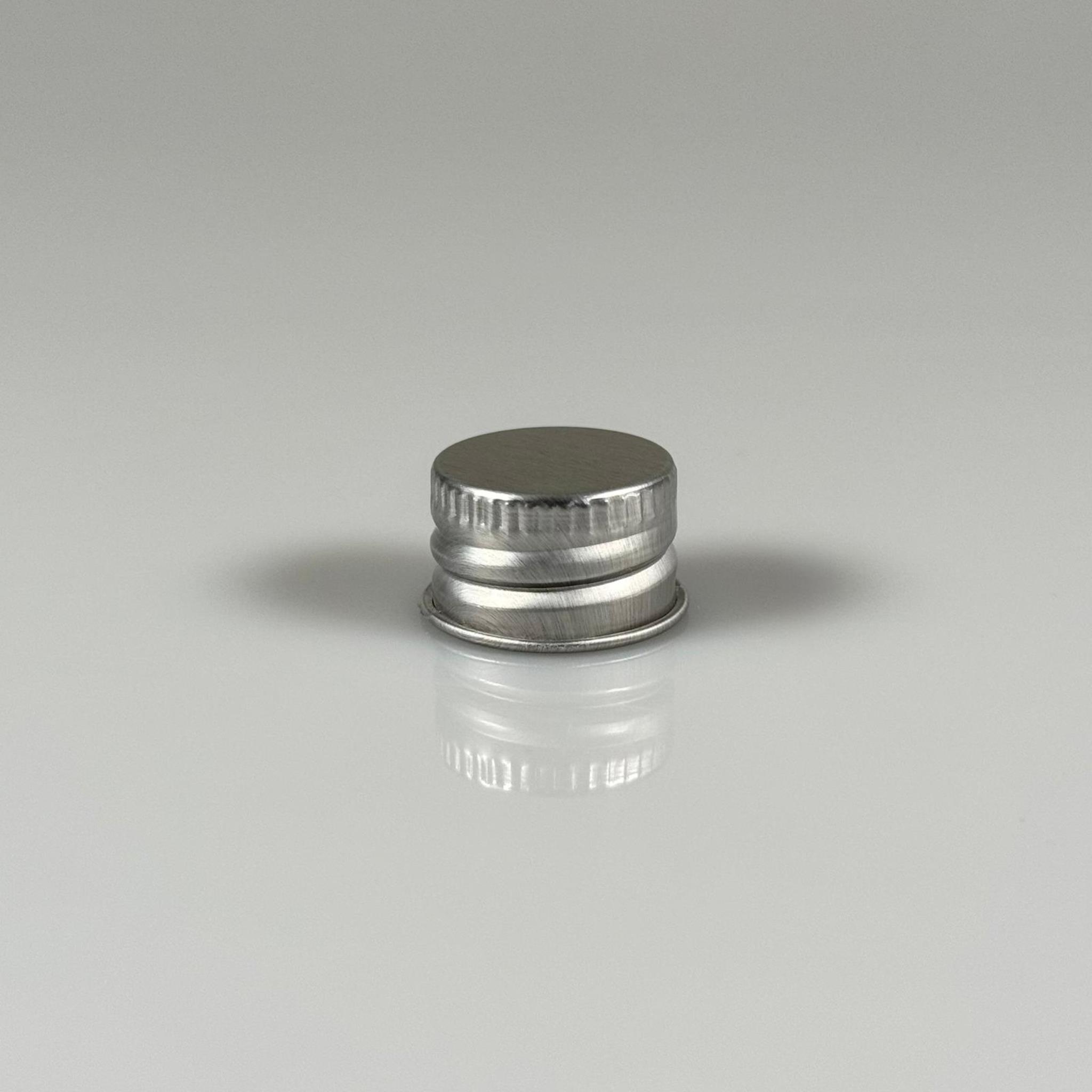 18 MM VİDALI GÜMÜŞ ALÜMİNYUM KAPAK - İTHAL