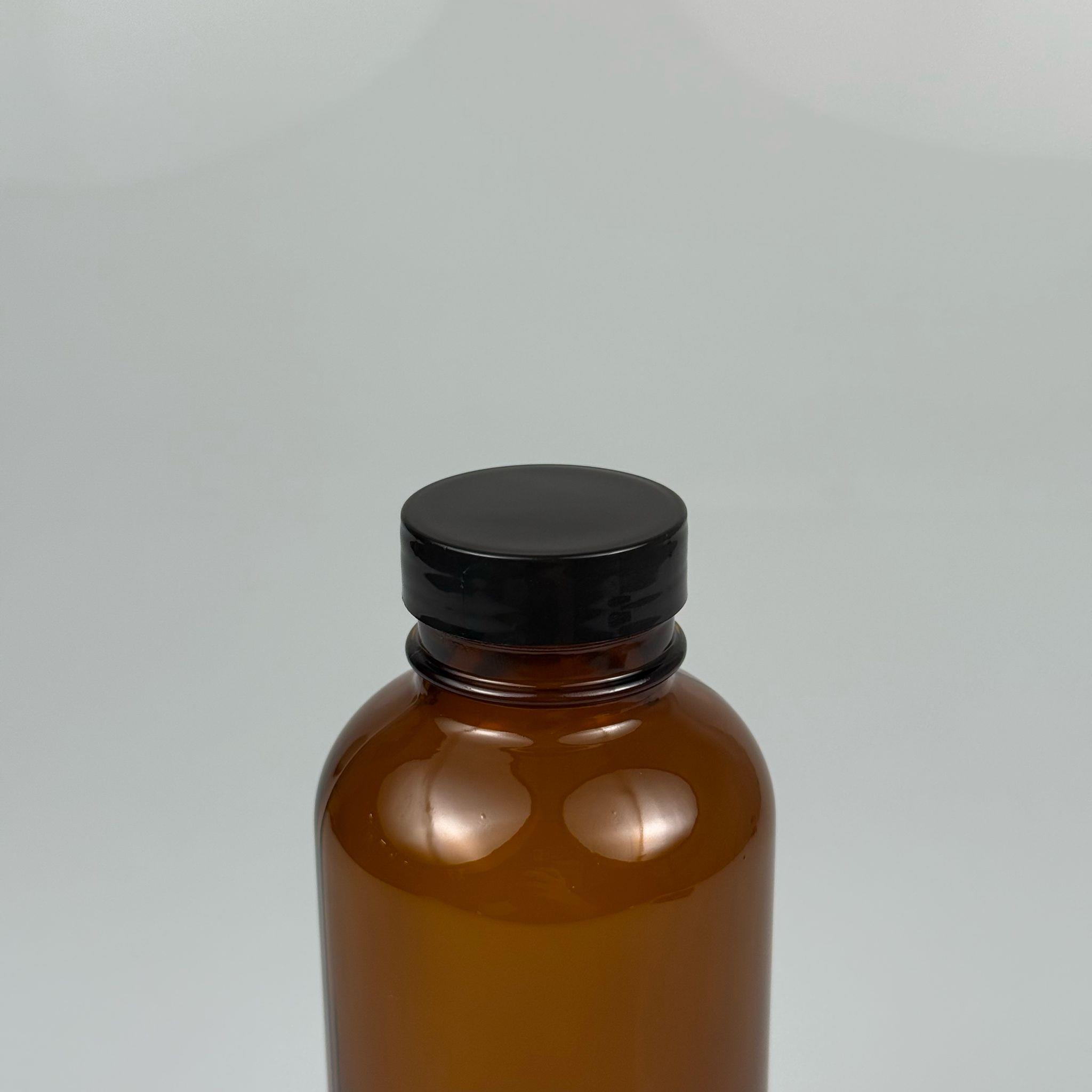 500 CC ENDÜSTRİYEL, KEVITA MODEL GENİŞ AĞIZLI AMBER CAM ŞİŞE - SİYAH PLASTİK KAPAKLI - 500 ML CAM KAHVERENGİ ECZA, ZEYTİNYAĞI, ÇEREZ, GRANÜR KAHVE, COLDBREW VB İÇİN ÇOK AMAÇLI CAM ŞİŞELER
