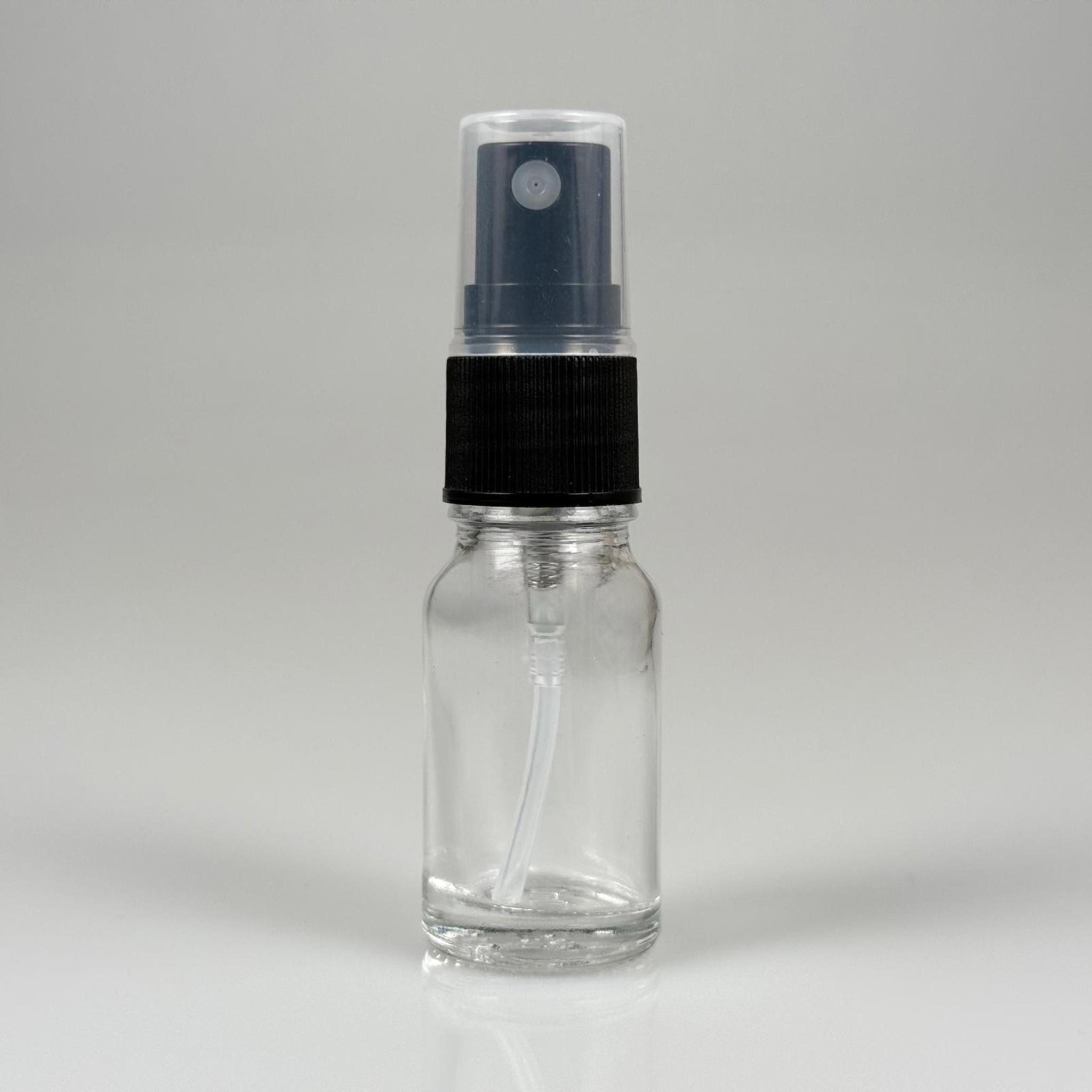 10 CC CAM ŞİŞE SİYAH SPREYLİ TAKIM - 10 ML SPREYLİ CAM ŞİŞE