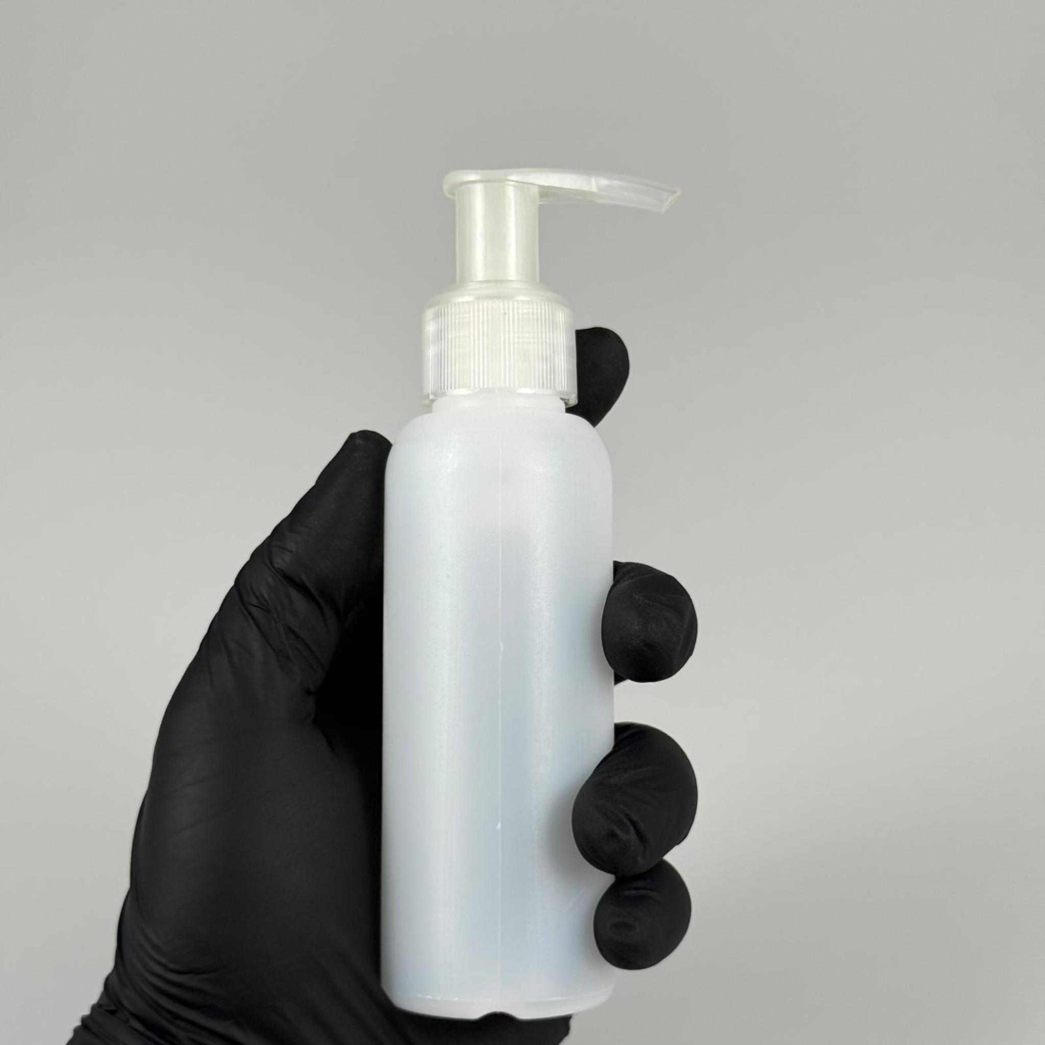 100 CC NATÜREL SERT POLİETİLEN ŞİŞE + ŞEFFAF POMPALI ( 24 MM ) - 100 ML ŞEFFAF PLASTİK POMPALI SERT POLİETİLEN ŞİŞE (YOĞUN KIVAMLI SIVILARDA TIKANMAZ)