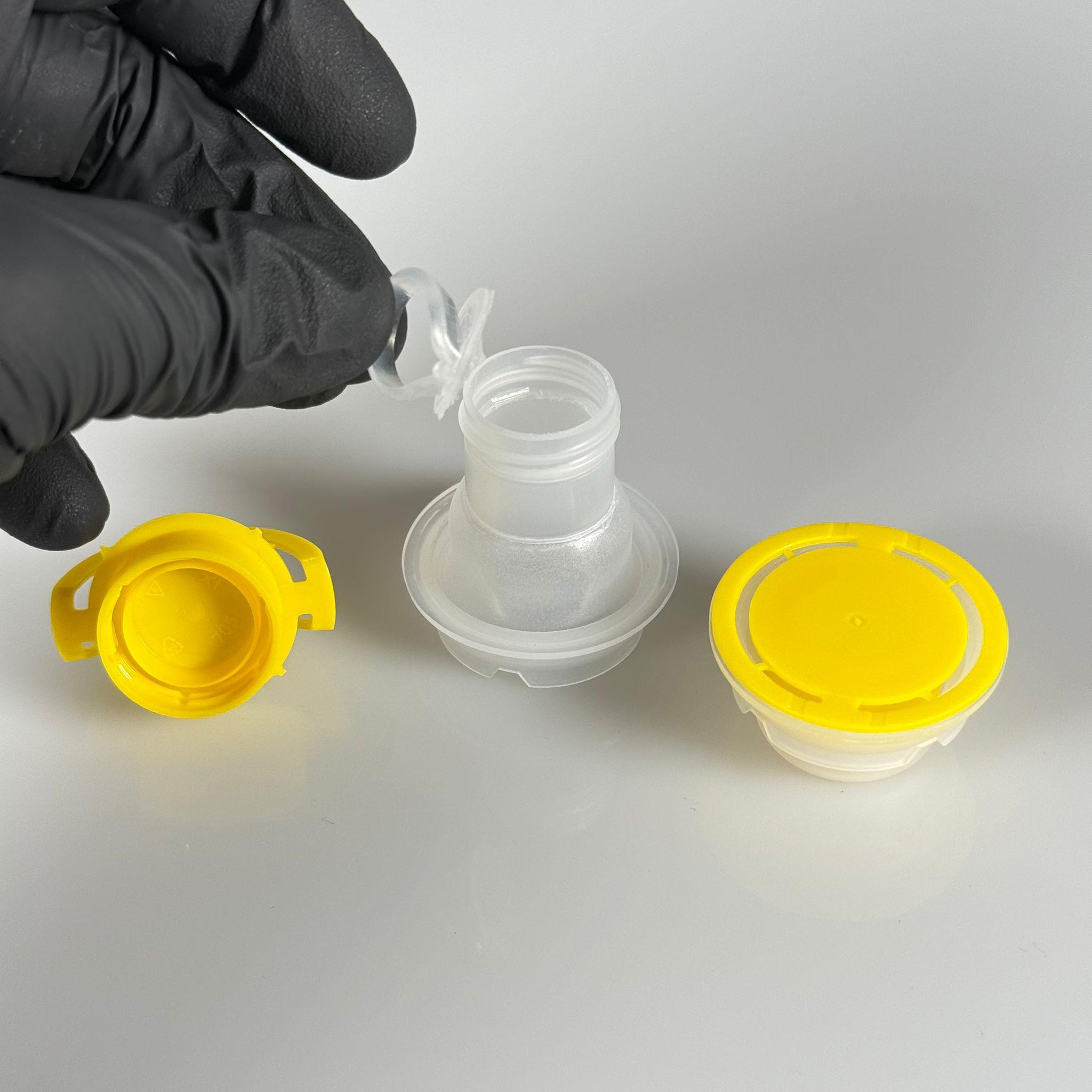 32 MM YEDEK YAĞ TENEKE KAPAĞI - Çakma Metal TENEKE Kapağı - SARI N2 KA NG BERİCAP