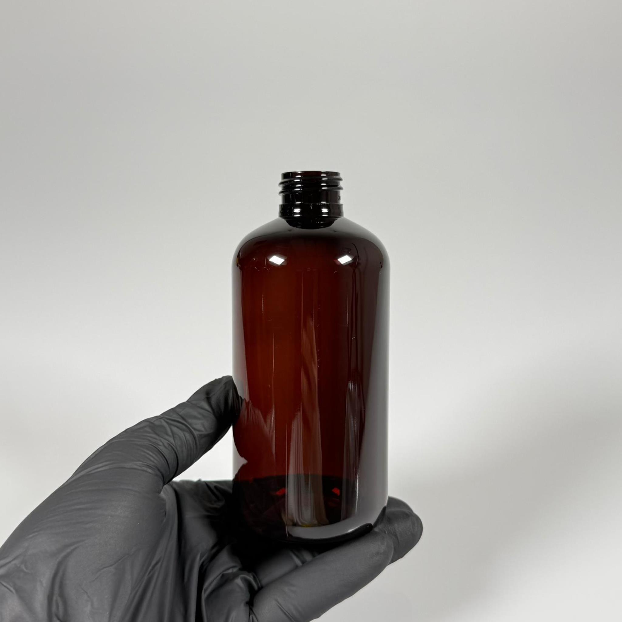 250 CC AMBER PLASTİK ŞİŞE ZEYNEP MODEL KAPAKSIZ (24 AĞIZ) - 250 ML TOMBUL PET ŞİŞE