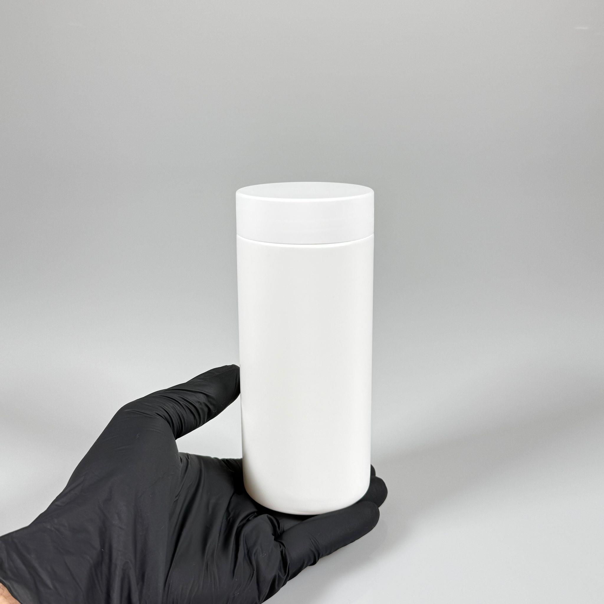 POLİETİLEN PE KAVANOZ - KİMYASALA UYGUN KAVANOZ - 350 CC BEYAZ - 350 CC PLASTİK