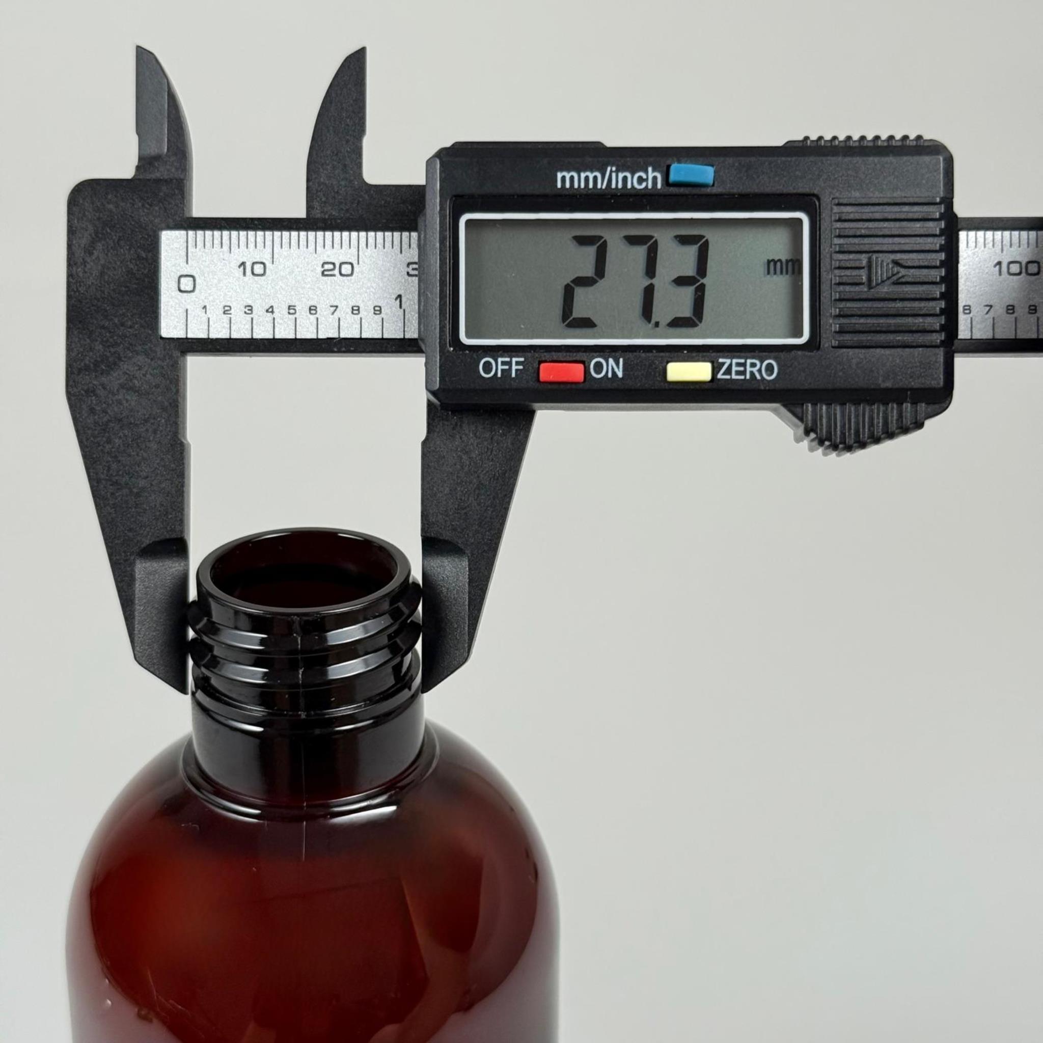 400 CC AMBER ŞAMPUAN ŞİŞESİ MERMİ MODEL KAPAKSIZ (28 AĞIZ)
