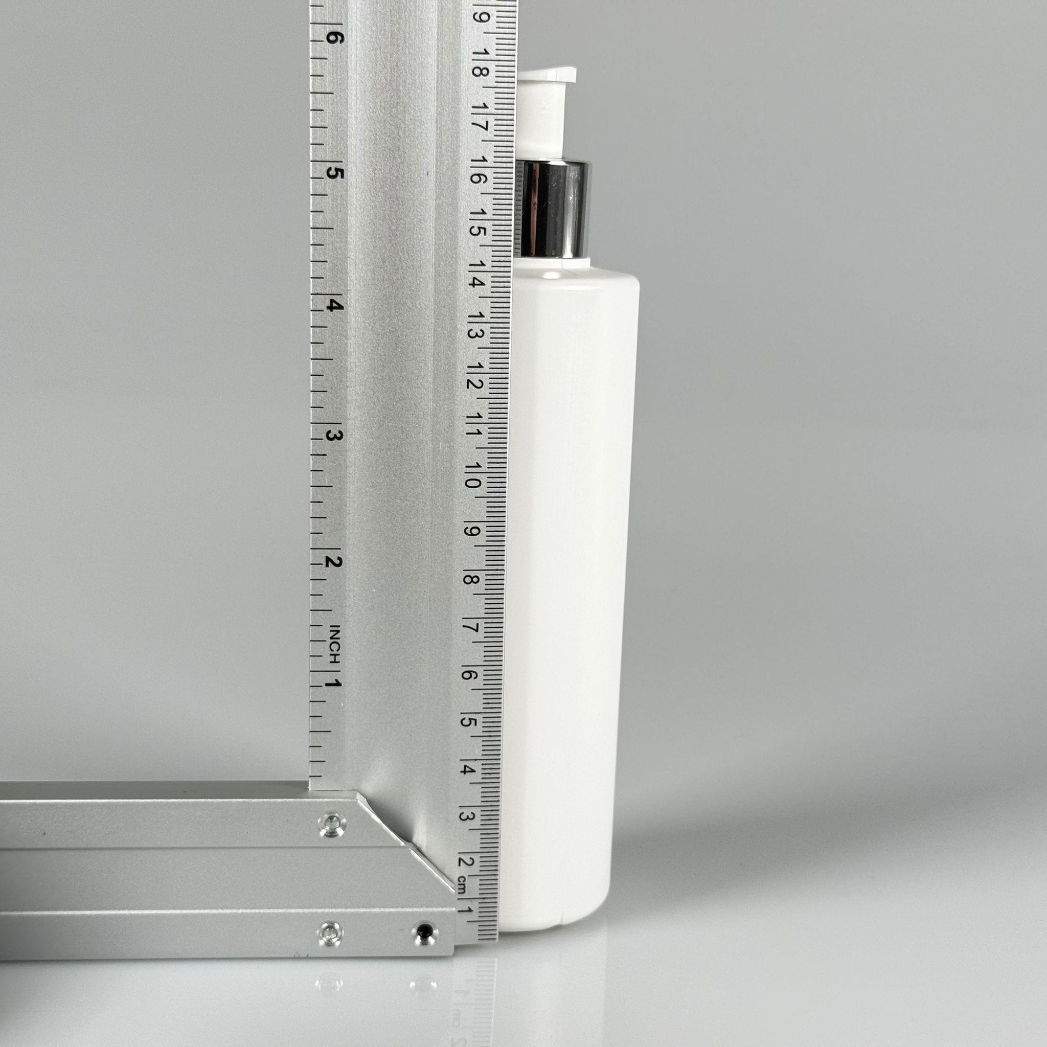 200 CC (SİLME 250 CC) BEYAZ SİLİNDİR MODEL MAT SERT POLİETİLEN ŞİŞE - GÜMÜŞ POMPALI - 200 ML POMPALI BEYAZ PLASTİK ŞİŞE