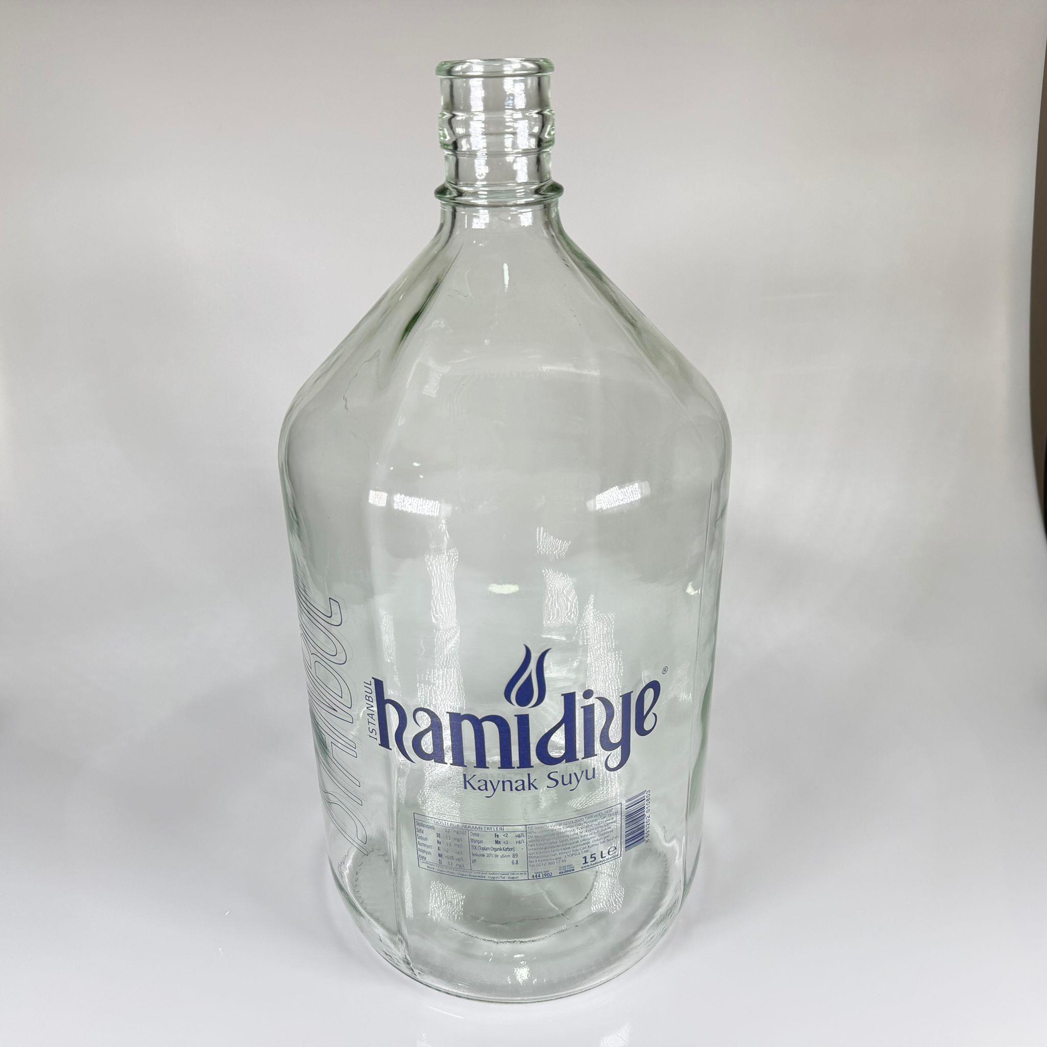 15 LİTRE PAŞABAHÇE CAM DAMACANA (ÜSTÜ YAZILI AMA KULLANILMAMIŞ 0 CAM DAMACANA) KAPAKSIZ - SEBİLE UYUMLU - KIRILMAYA DAYANIKLI KALIN CAMLI - ŞİŞECAM ÜRÜN KODU: 931799
