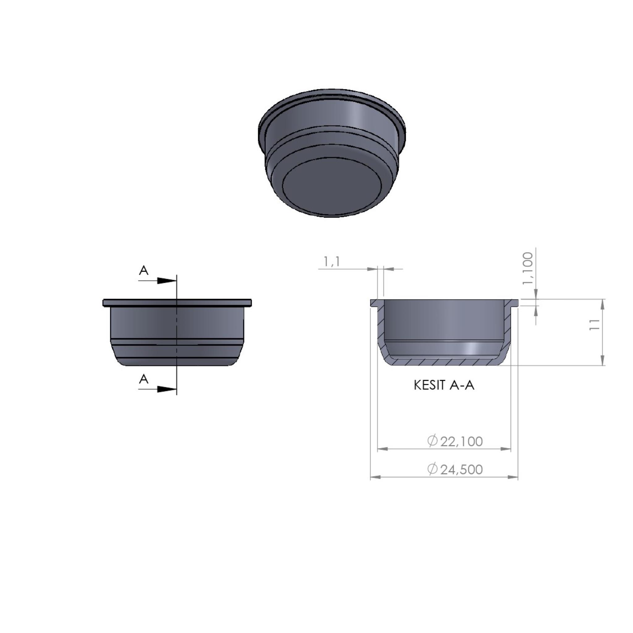 28 AĞIZ PLASTİK ŞİŞELERE VE 31 AĞIZ CAM ŞİŞELERE UYGUN PLASTİK KÖR TIPA - PLASTİK ŞİŞE TIPASI