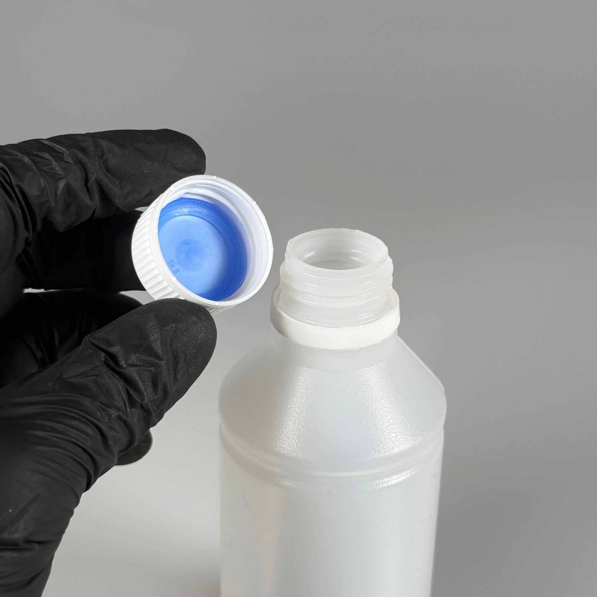 250 CC TİNER ŞİŞESİ - BEYAZ KİLİTLİ KAPAKLI - 250 ML KİMYASALA DAYANIKLI PLASTİK ŞİŞE - 0,25 LT POLİETİLEN ŞİŞE