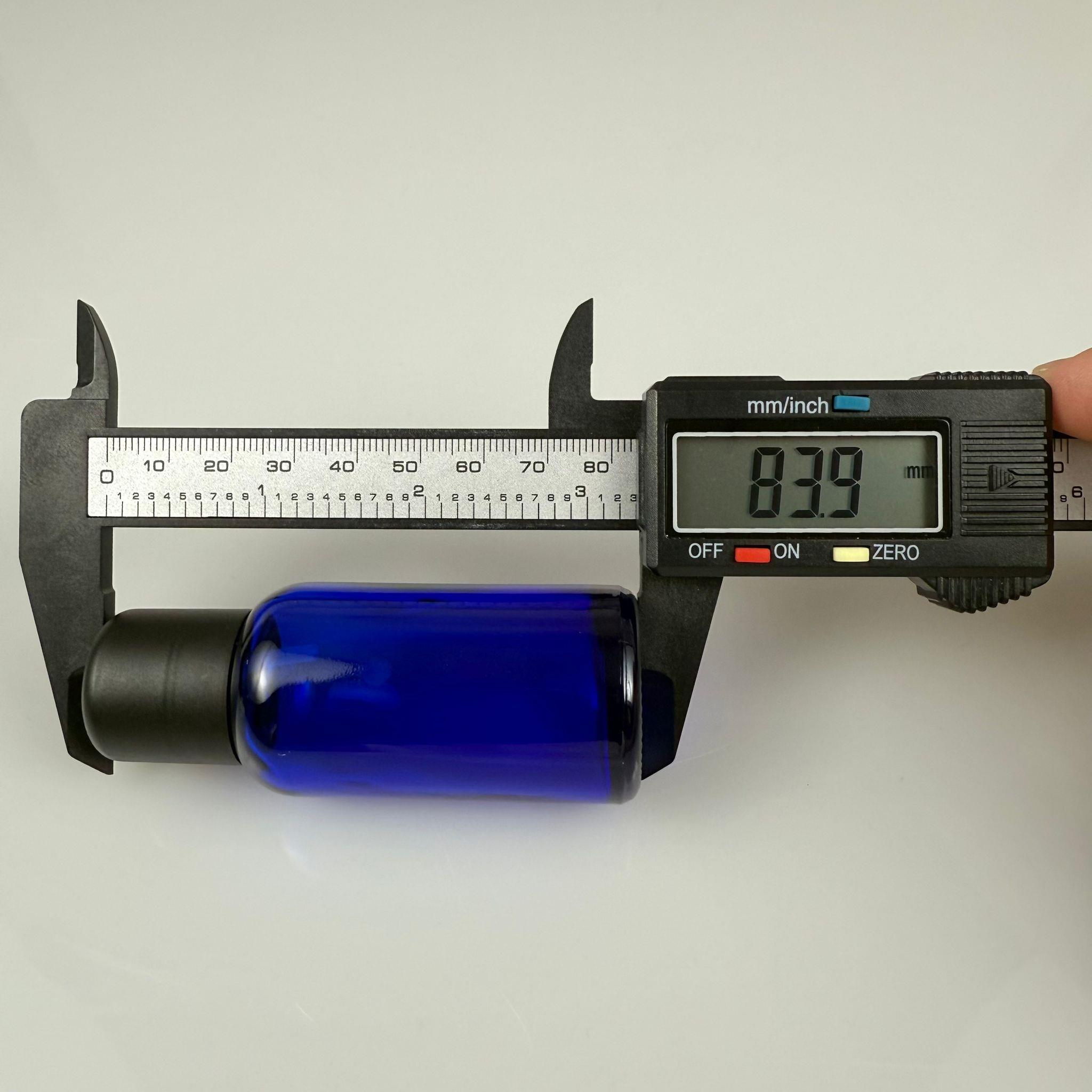30 CC MAVİ CAM ŞİŞE + İÇTEN DAMLALIKLI ÇOCUK KİLİTLİ SİYAH KAPAK - MAVİ 30 ML KİLİT KAPAKLI DAMLATMALI ŞİŞE