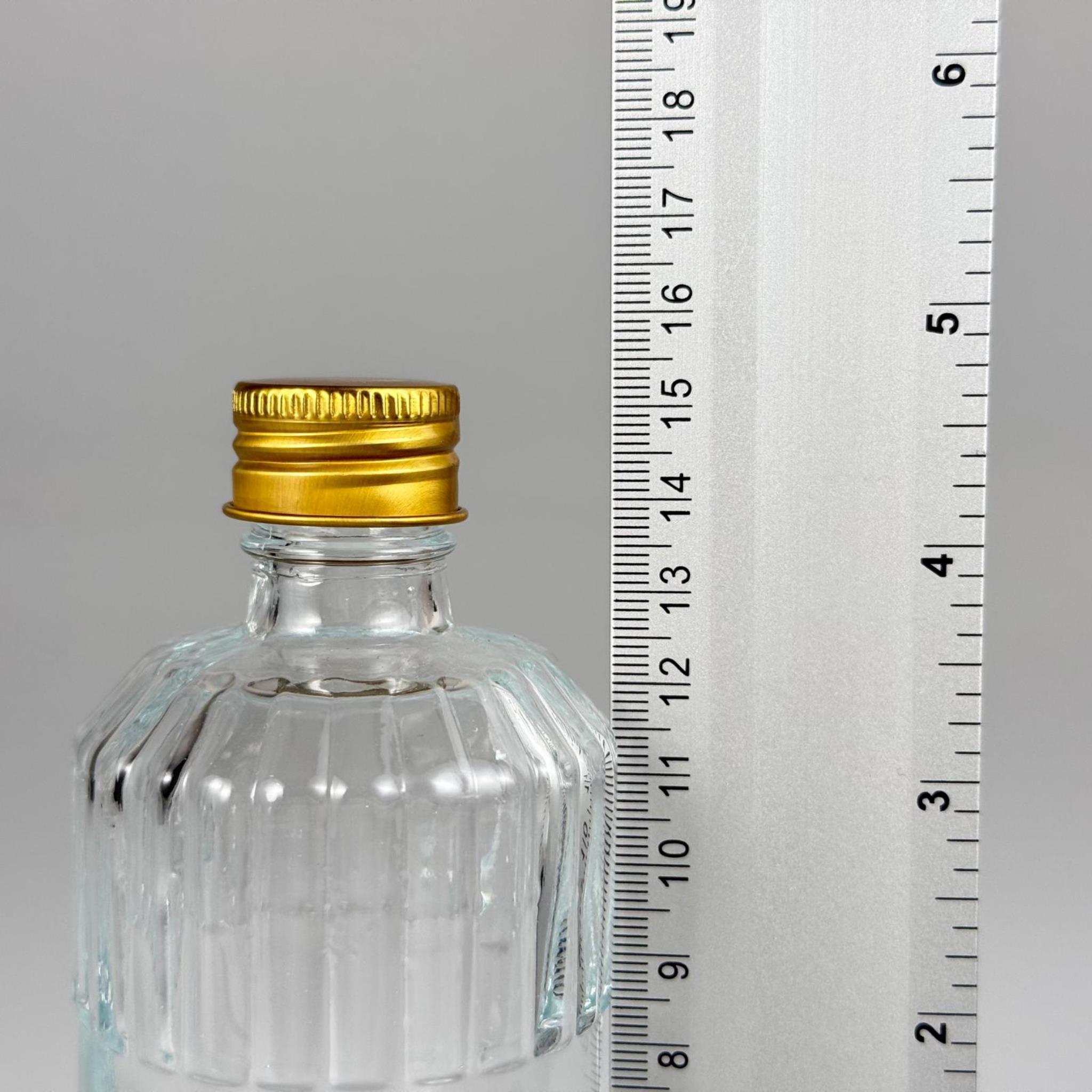200 CC SİLİNDİR ZÜMRÜT MODEL CAM ŞİŞE - 24 AĞIZ + KÖPÜK CONTALI GOLD METAL ALÜMİNYUM KAPAK - 200 ML ZÜMRÜT CAM ŞİŞELERİ