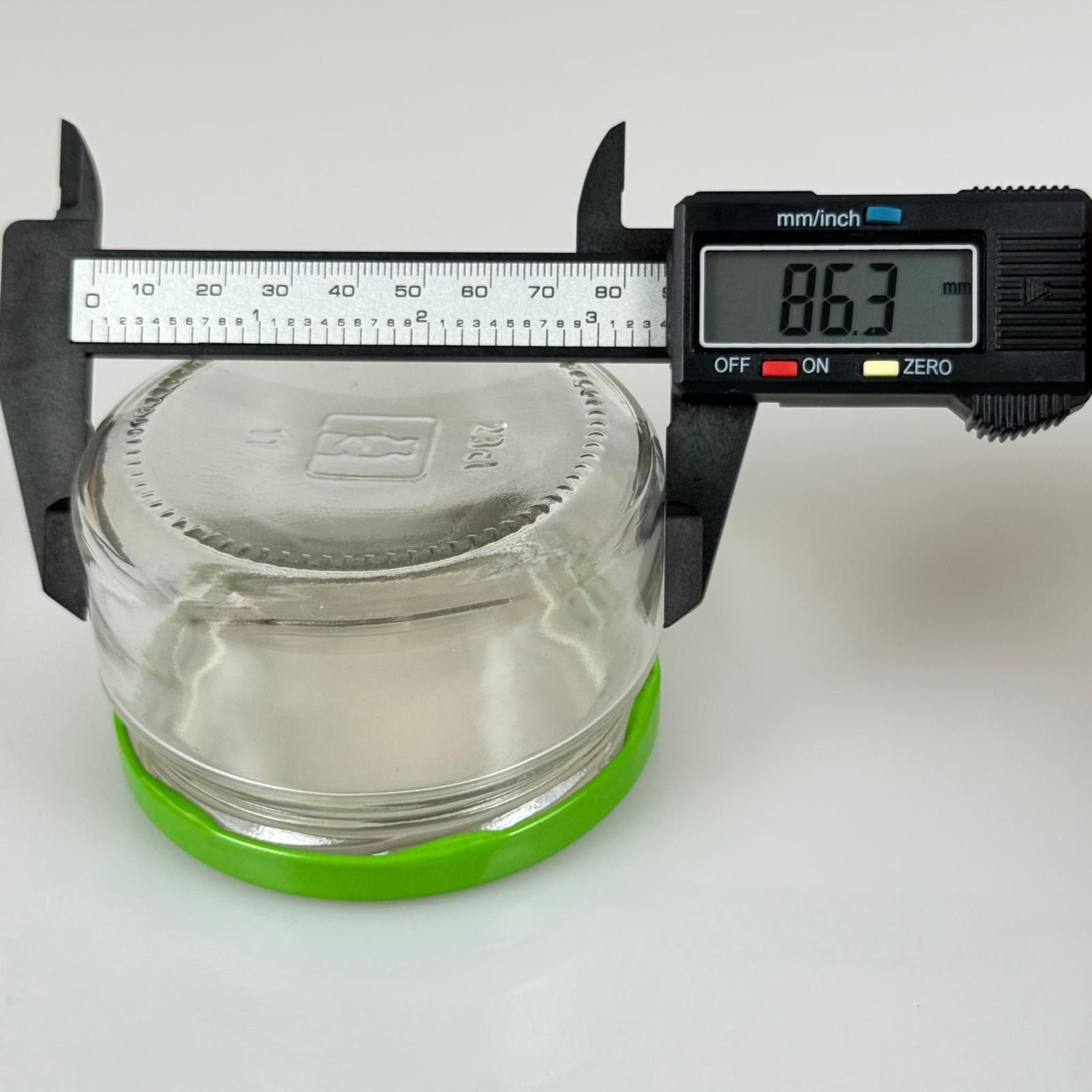 230 CC CAM KAVANOZ - AÇIK YEŞİL METAL KAPAKLI - 230 ML CAM KAVANOZ - GENİŞ MAGNOLİA KAVANOZU