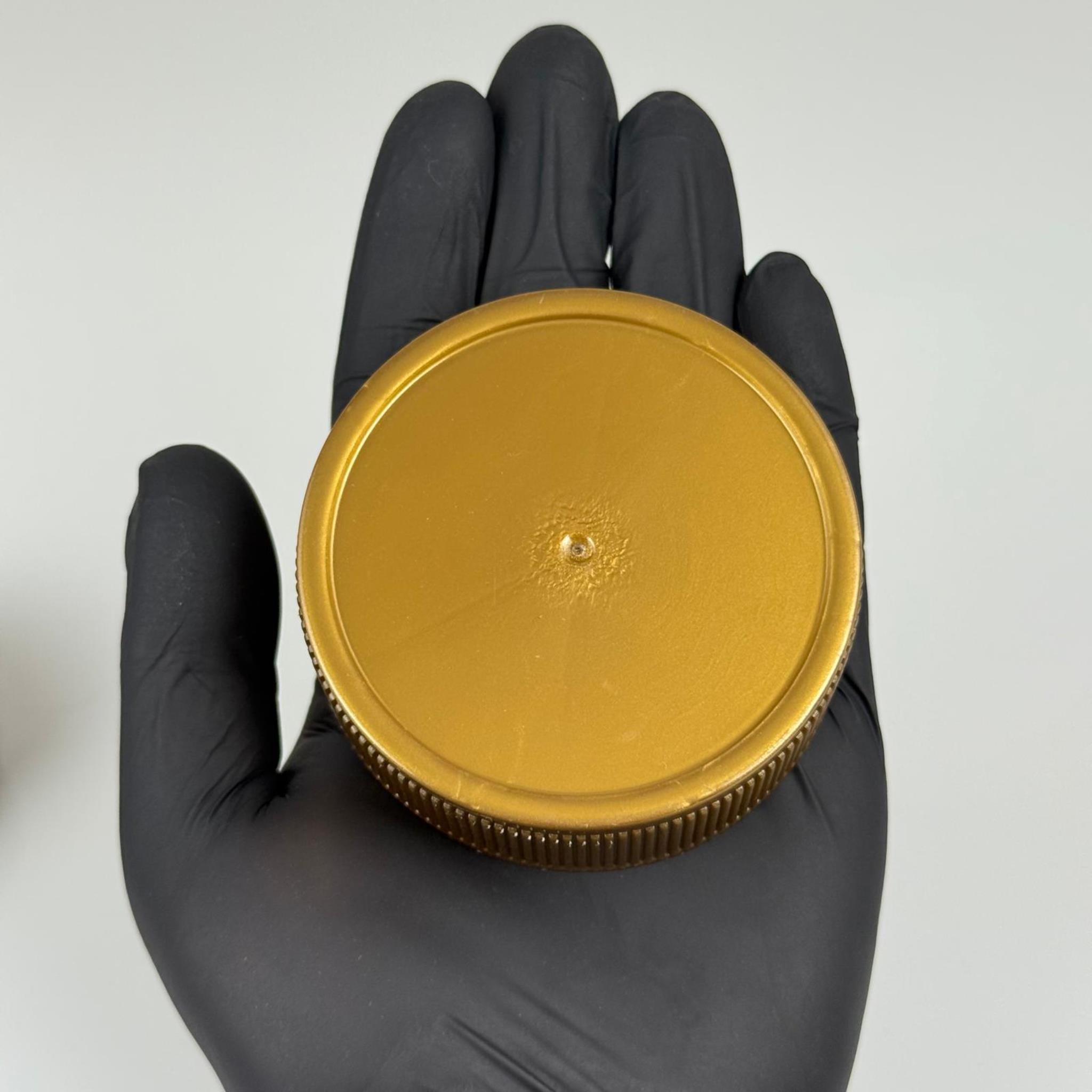 70 MM TWİST-OFF DERİN GOLD PLASTİK KAPAK - ALÜMİNYUM CONTALI - İNDİKSİYON FOLYOLU KAPAK
