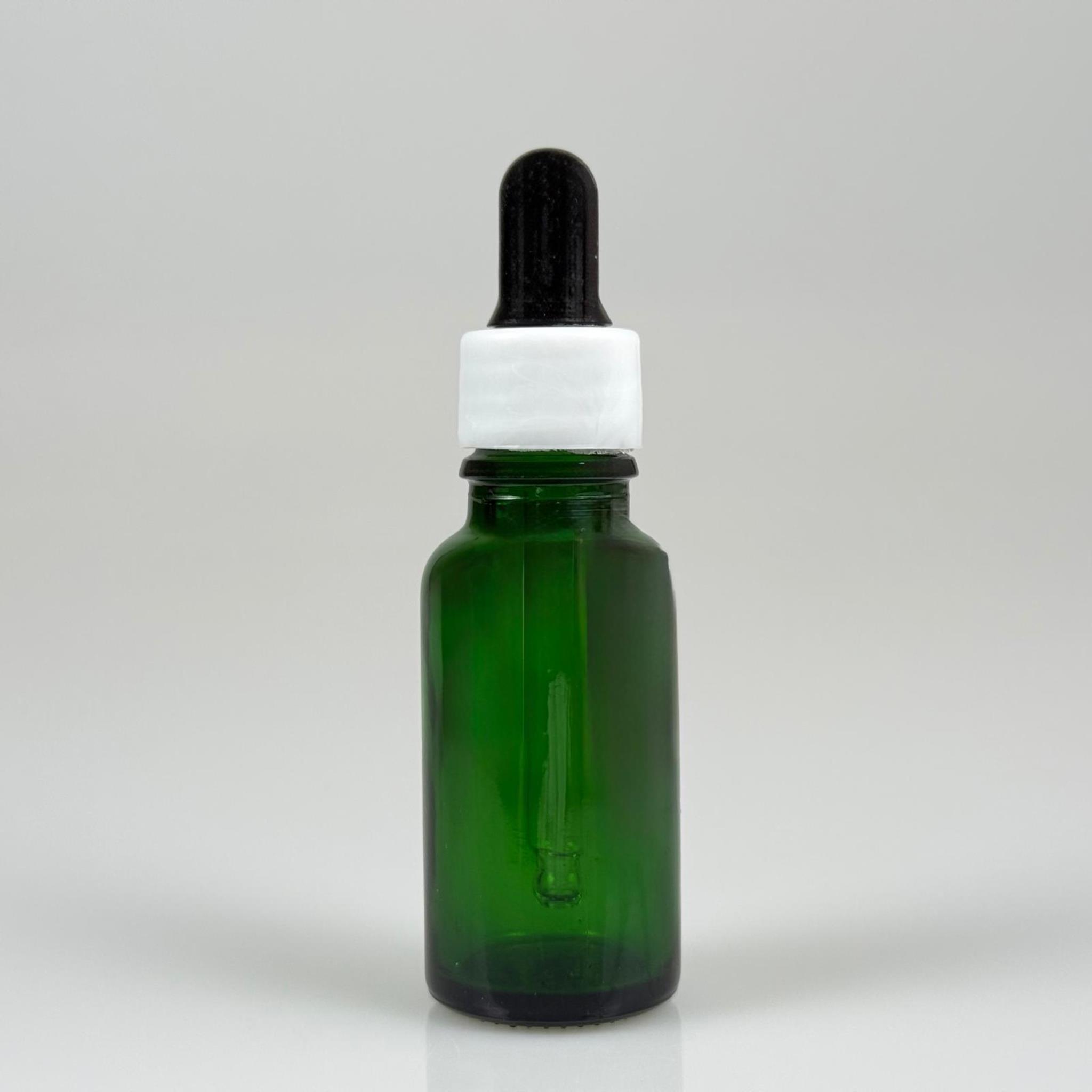 20 CC YEŞİL CAM DAMLALIKLI ŞİŞE - SİYAH EMZİK + BEYAZ DÜZ KAPAK + CAM PİPET TAKIM - 20 ML YEŞİL DAMLALIKLI ŞİŞE SETİ