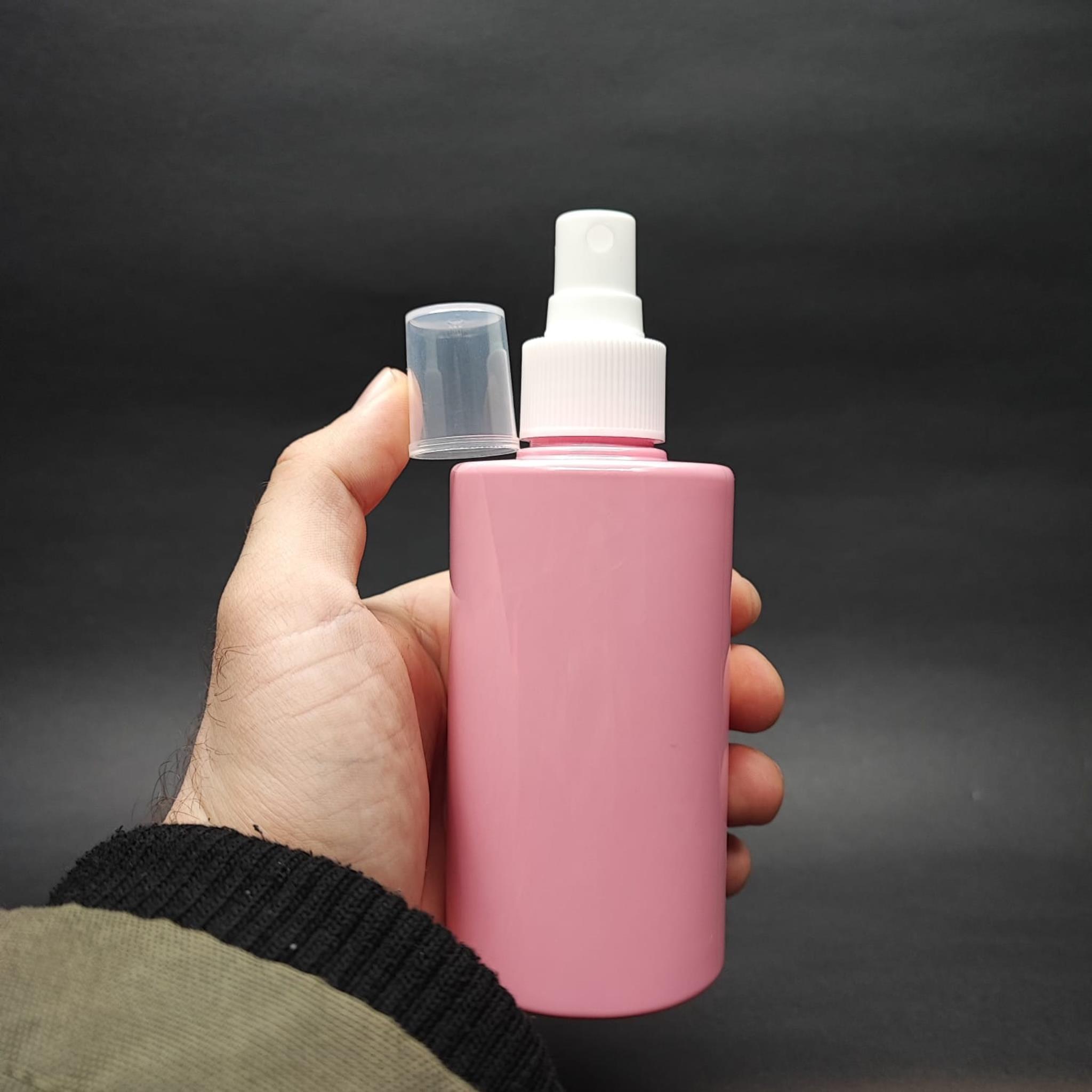 200 CC KÜT BOYUNLU SİLİNDİR PET ŞİŞE (24 GR) - BEYAZ SPREYLİ - 200 ML PLASTİK ŞİŞE - PEMBE