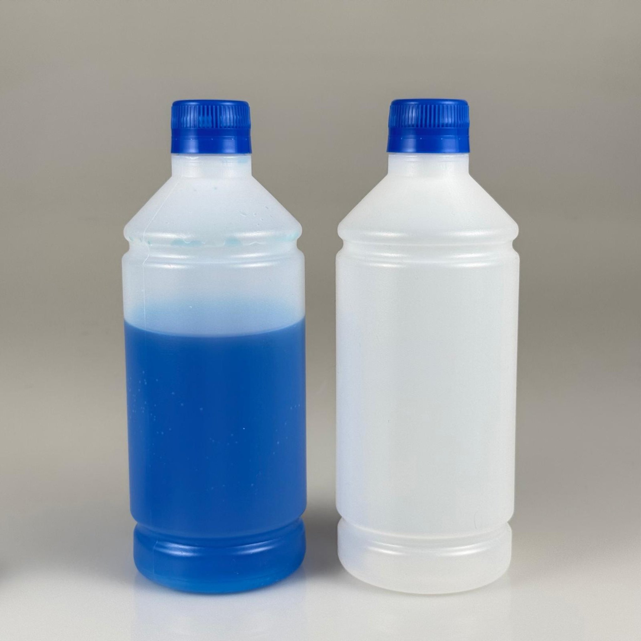 500 CC TİNER ŞİŞESİ - MAVİ KİLİTLİ KAPAKLI - 500 ML KİMYASALA DAYANIKLI PLASTİK ŞİŞE - 0,5 LT POLİETİLEN ŞİŞE