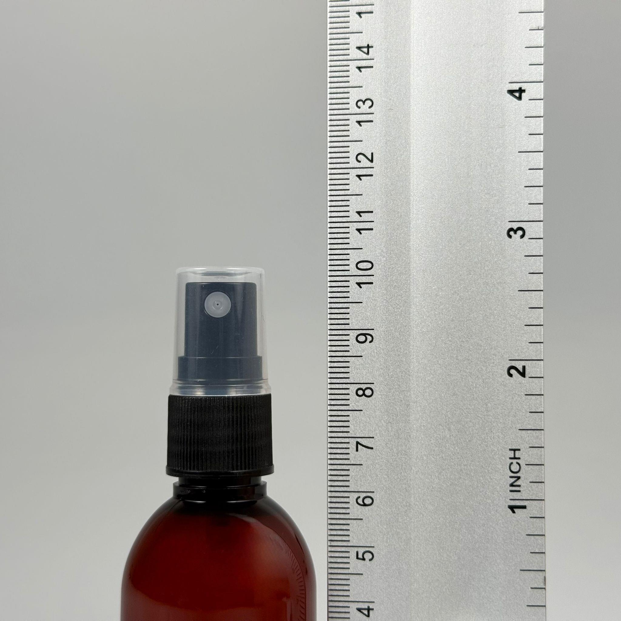 50 CC AMBER PET ŞİŞE - SİYAH SPREYLİ - 50 ML KAHVERENGİ PLASTİK ŞİŞE