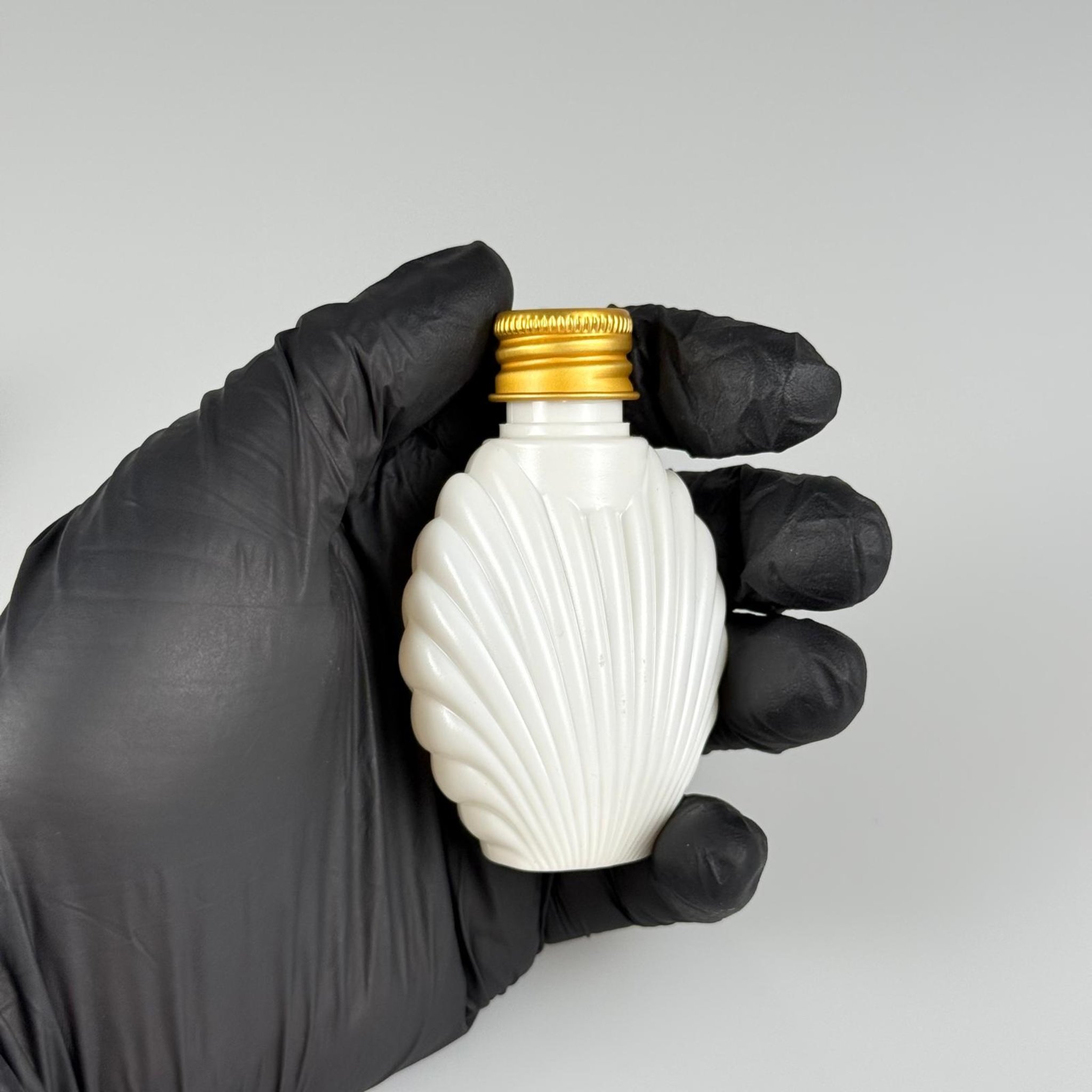 40 CC BEYAZ İSTİRİDYE PET ŞİŞE + KÖPÜK CONTALI GOLD ALÜMİNYUM METAL KAPAKLI TAKIM - 40 ML KAPAKLI CAMPET ŞİŞE
