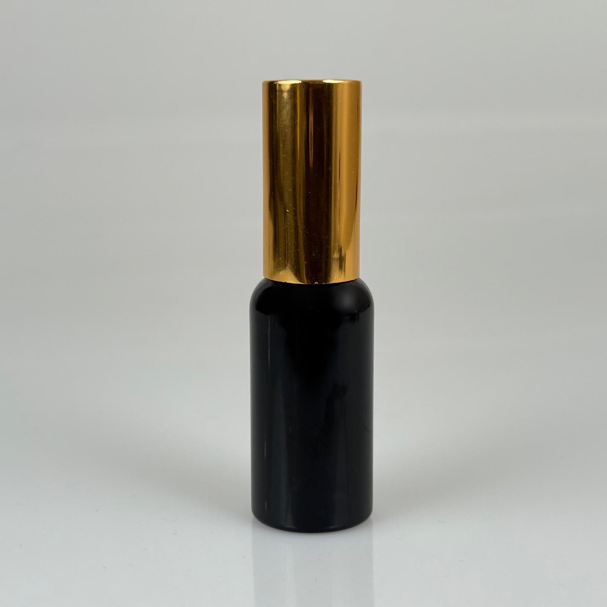 30 ML PET KOLONYA, PARFÜM VB ŞİŞELERİ - METAL ALÜMİNYUM GOLD KAPAK + VİDALI SPREY + 30 CC SİYAH ŞİŞE SET TAKIM