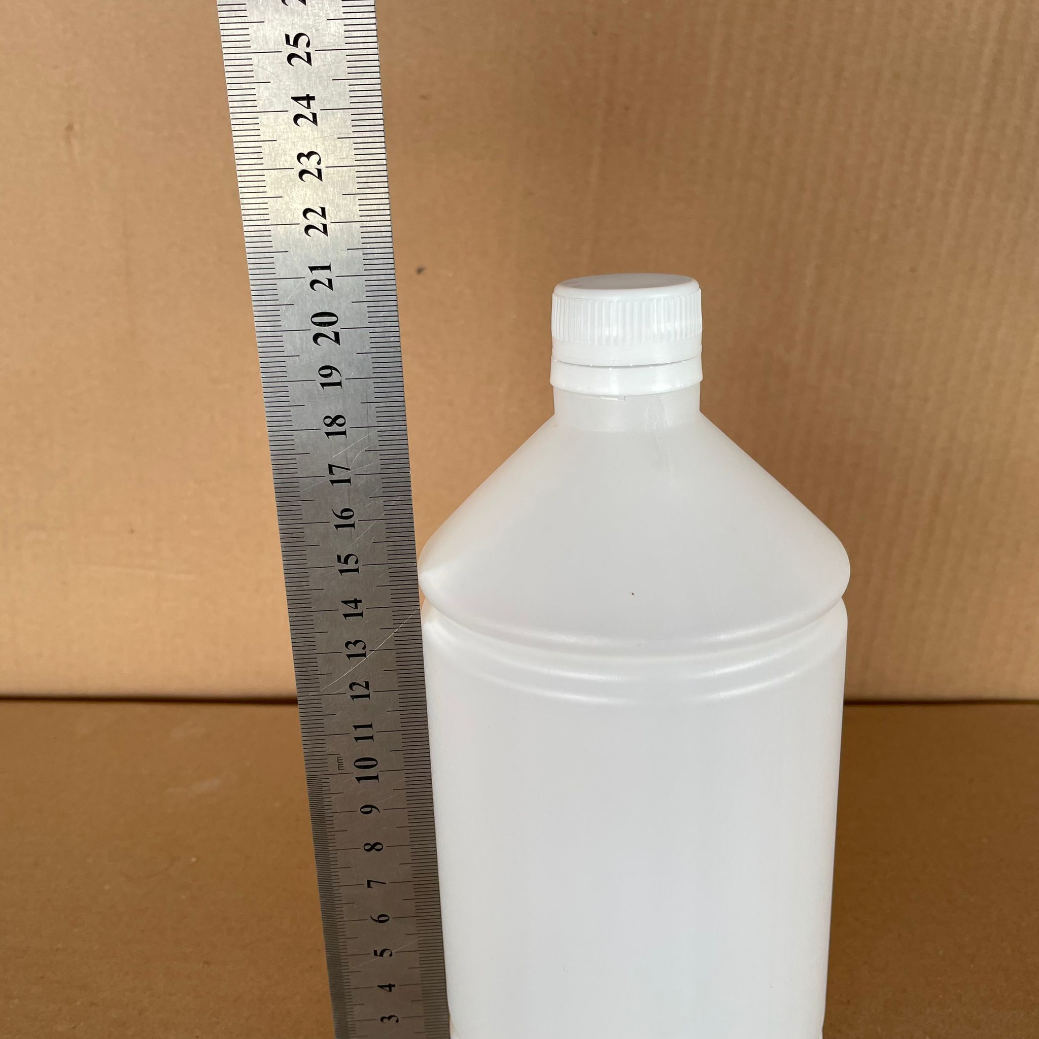 1000 CC TİNER ŞİŞESİ - BEYAZ KİLİTLİ KAPAKLI - 1000 ML KİMYASALA DAYANIKLI PLASTİK ŞİŞE - 1 LT POLİETİLEN ŞİŞE