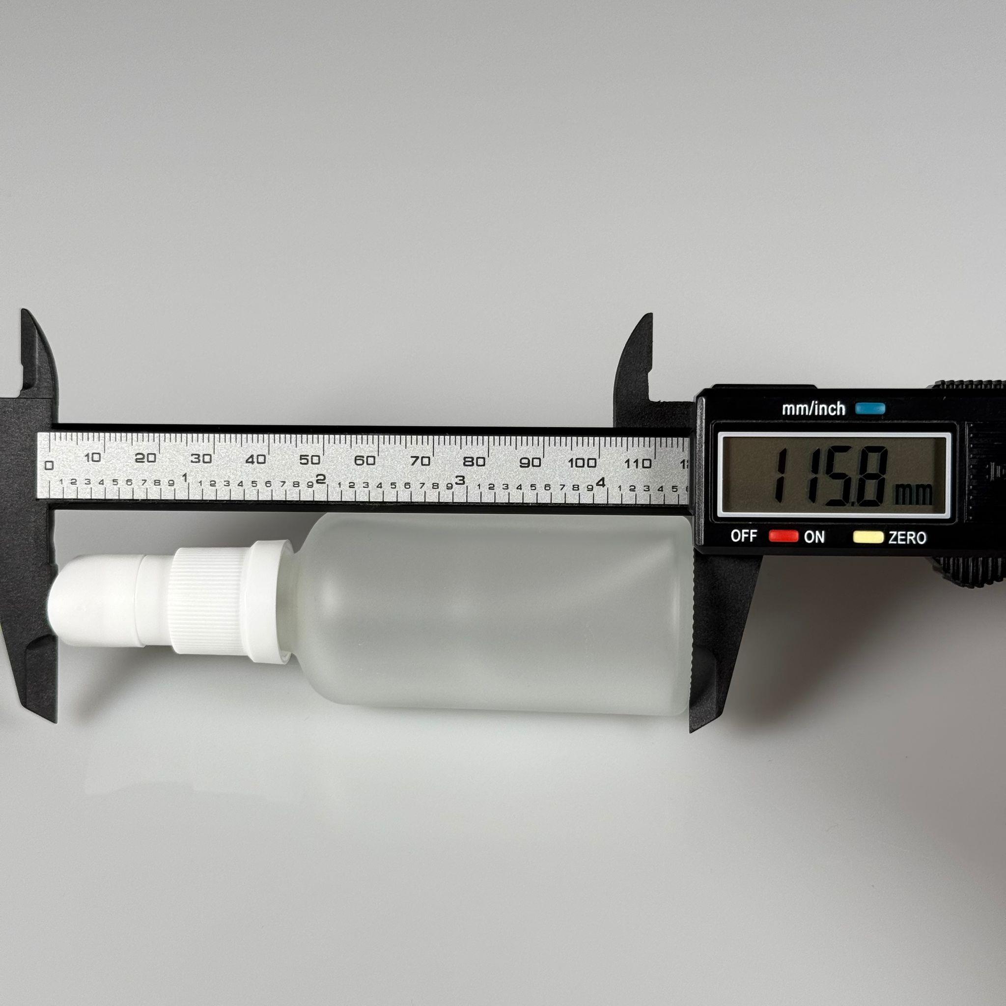 50 CC BUZLU CAM ŞİŞE - SIZDIRMAZ ETEKLİ BEYAZ LOSYON POMPALI TAKIM - 50 ML LOSYON ŞİŞESİ - YAĞ, KREM GİBİ YOĞUN KIVAMLI SIVILAR İÇİN CAM AMBALAJ