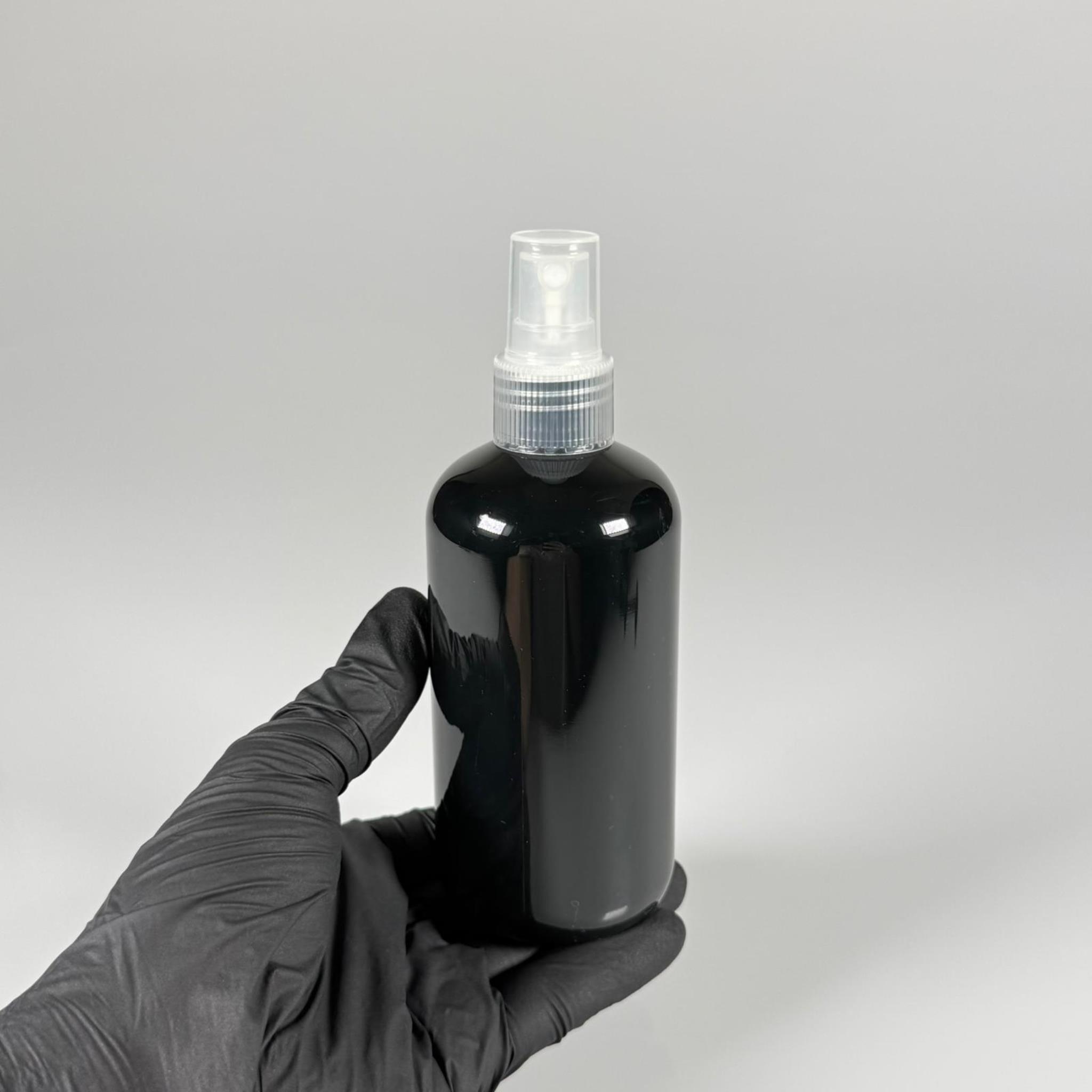 250 CC SİYAH ŞİŞE - ŞEFFAF SPREYLİ - 250 ML SPREYLİ PLASTİK ŞİŞE - ZEYNEP MODEL PET ŞİŞE