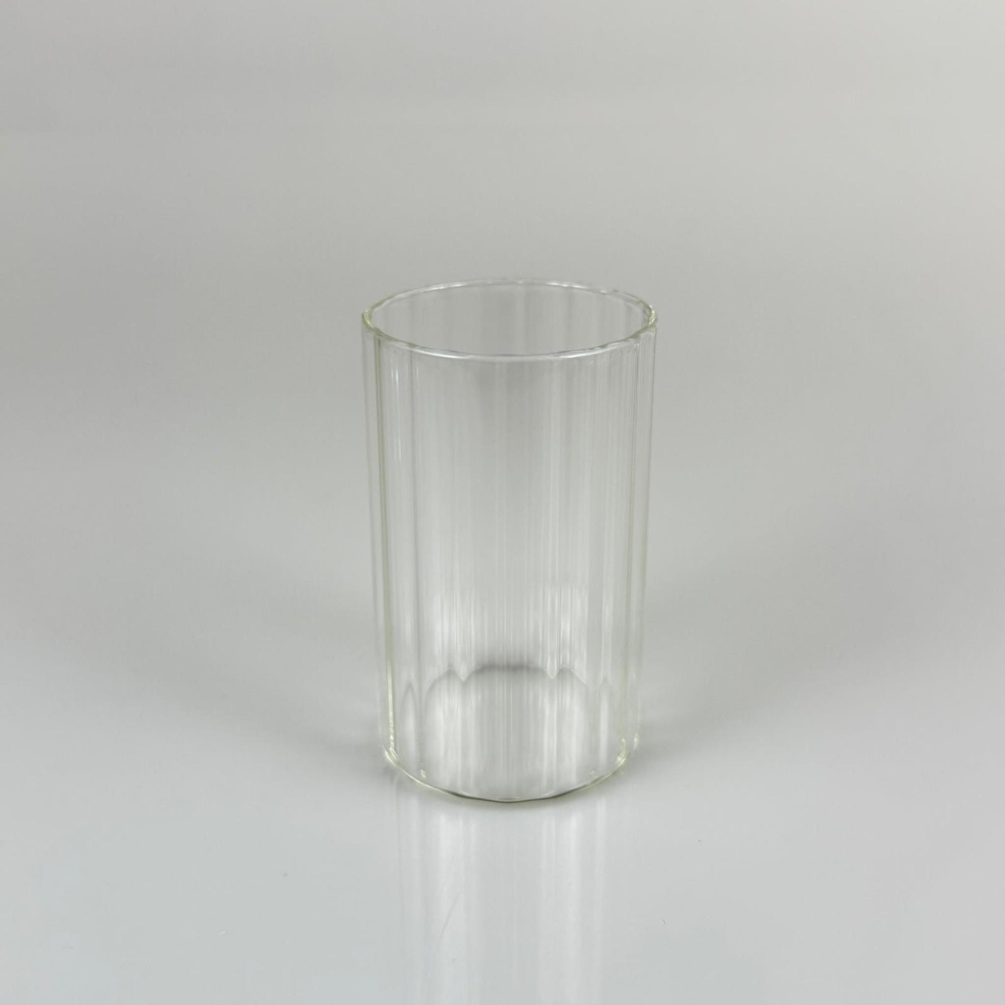MUM BARDAK ÇİZGİLİ - ŞEFFAF - MUM İÇİN CAM BARDAK - TOPTAN MUM BARDAK - BOŞ MUM BARDAĞI - 120 CC (50X80 MM)