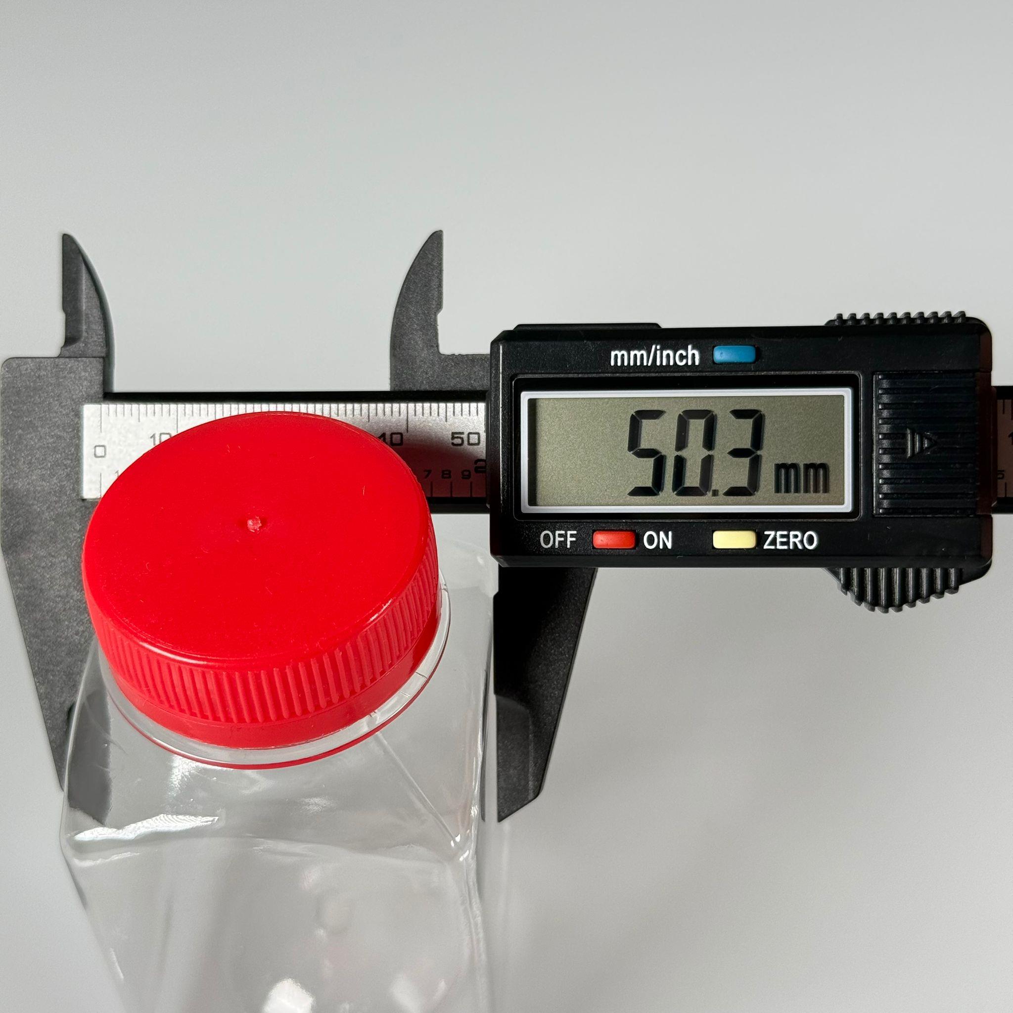 150 CC KÖŞELİ KARE PET ŞİŞE (15,6 GR) - 38 MM GENİŞ AĞIZLI KİLİTLİ KIRMIZI - 150 ML DETOX, MEYVE SUYU, SMOOTHIE, AYRAN, SÜT, MEŞRUBAT VB İÇİN BOŞ PLASTİK ŞİŞELER