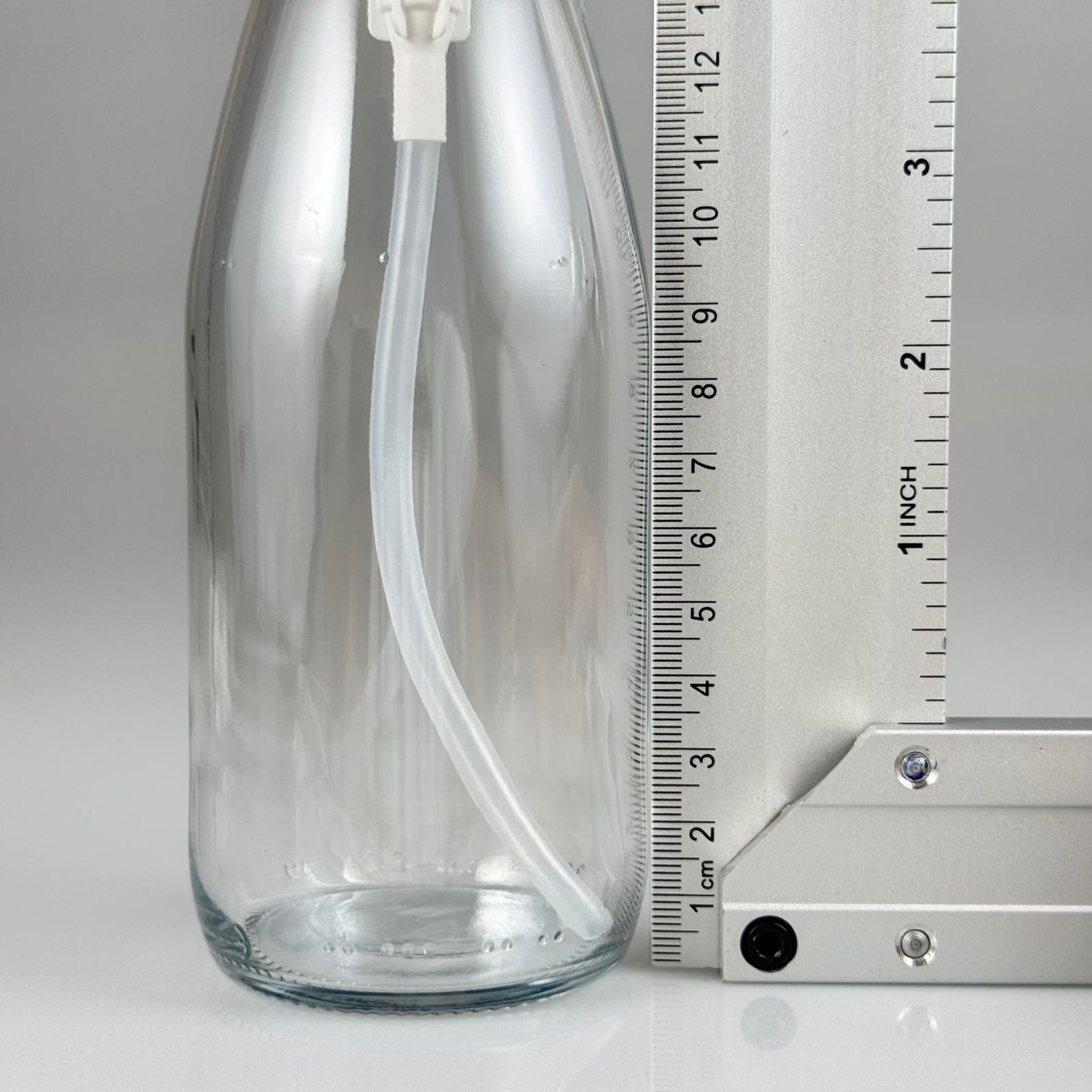 MASA ÜSTÜ İÇİN DİSPANSİYER PÜSKÜRTÜCÜ SPREY POMPALI CAM KOLONYA, DEZENFEKTAN ŞİŞESİ TAKIM - 330 ML