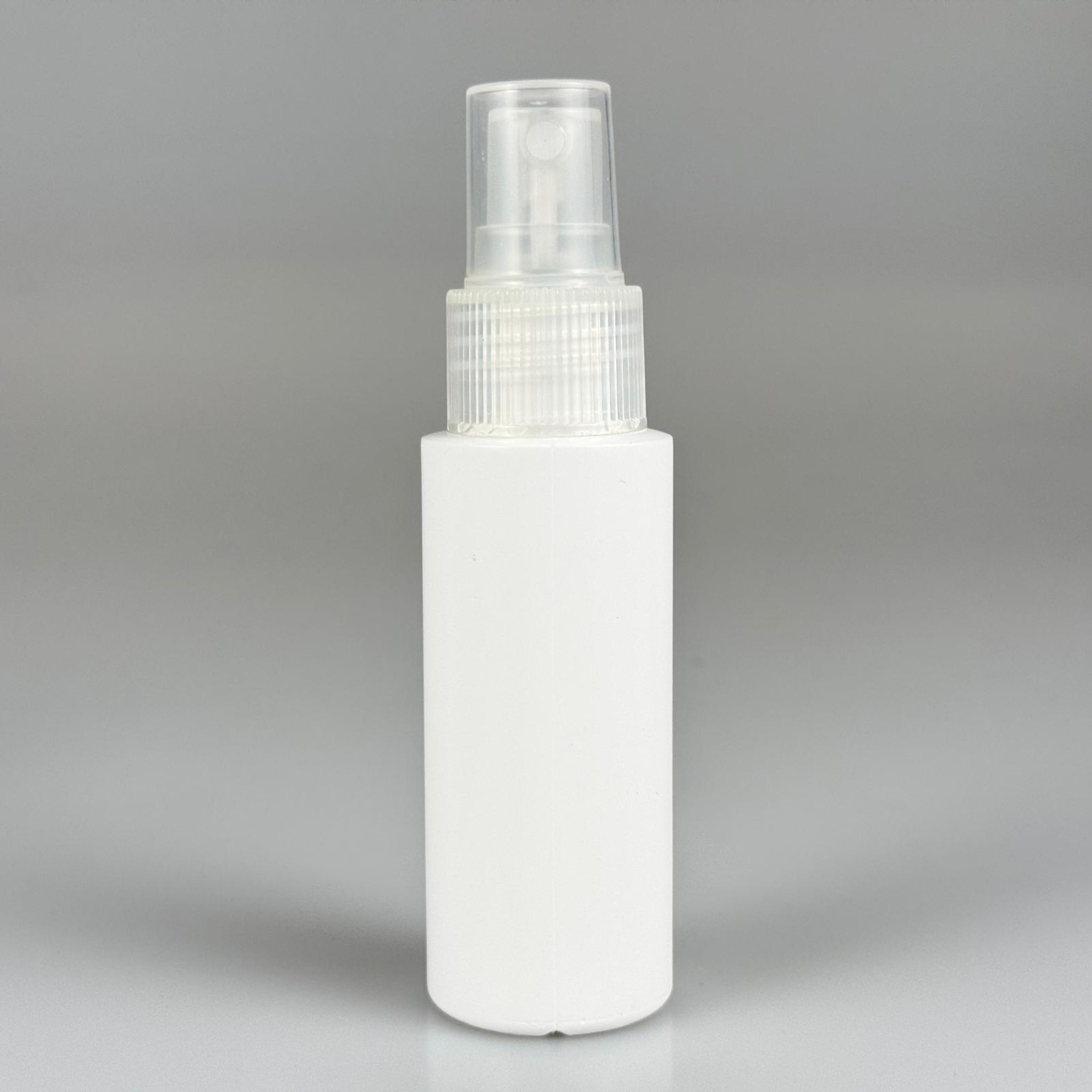 50 CC SPREYLİ SERT POLİETİLEN PLASTİK ŞİŞE - BEYAZ - ŞEFFAF FISFISLI 50 ML ŞİŞE