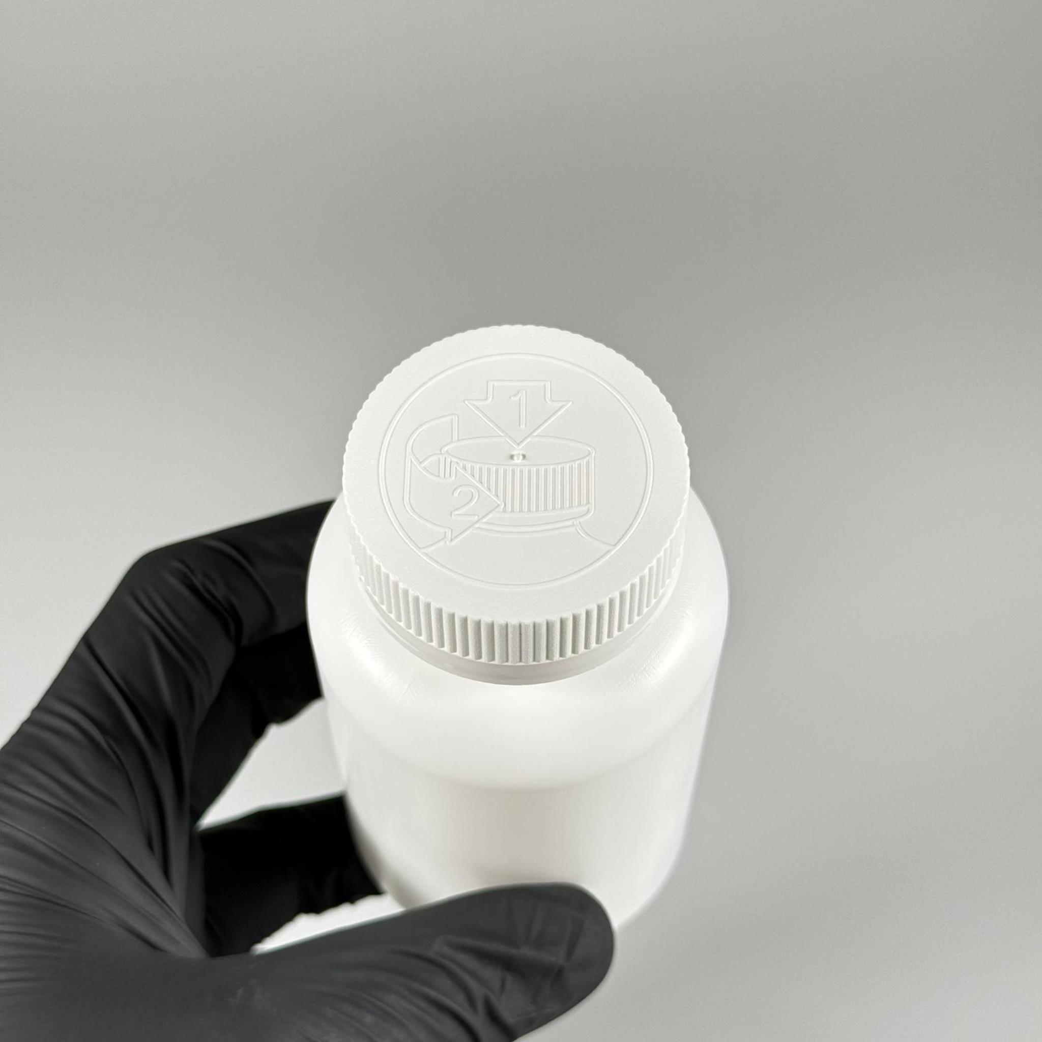 200 CC BEYAZ PE POLİETİLEN TABLET ŞİŞESİ (20 GR) - BEYAZ ÇOCUK KİLİT KAPAKLI - 200 ML KAPSÜL KUTUSU - İLAÇ ŞİŞESİ - MEDİKAL HAP ŞİŞESİ - FARMASÖTİK KAVANOZ