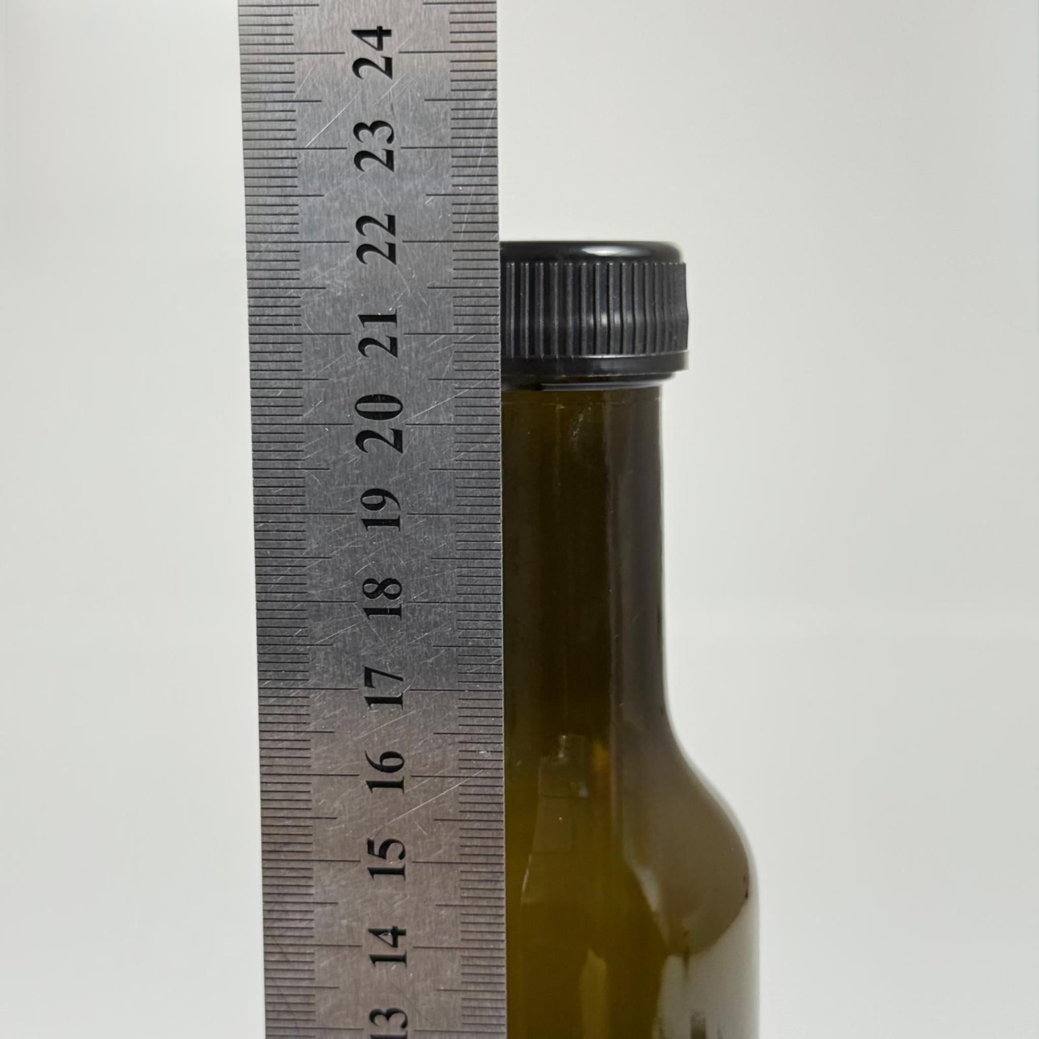 250 CC YEŞİL CESENA MODEL DORİCA CAM ŞİŞE - SİYAH CONTALI KAPAKLI - 250 ML CESENA ŞİŞE - YEŞİL