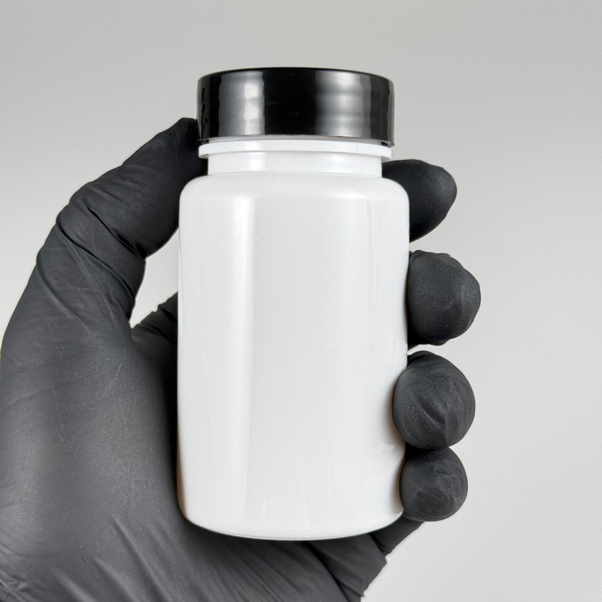 100 CC BEYAZ PET PUDRA ŞİŞESİ + SİYAH PLASTİK KAPAKLI + PUDRA TIPALI TAKIM - 100 ML PUDRA KUTUSU, EKO TUZLUK