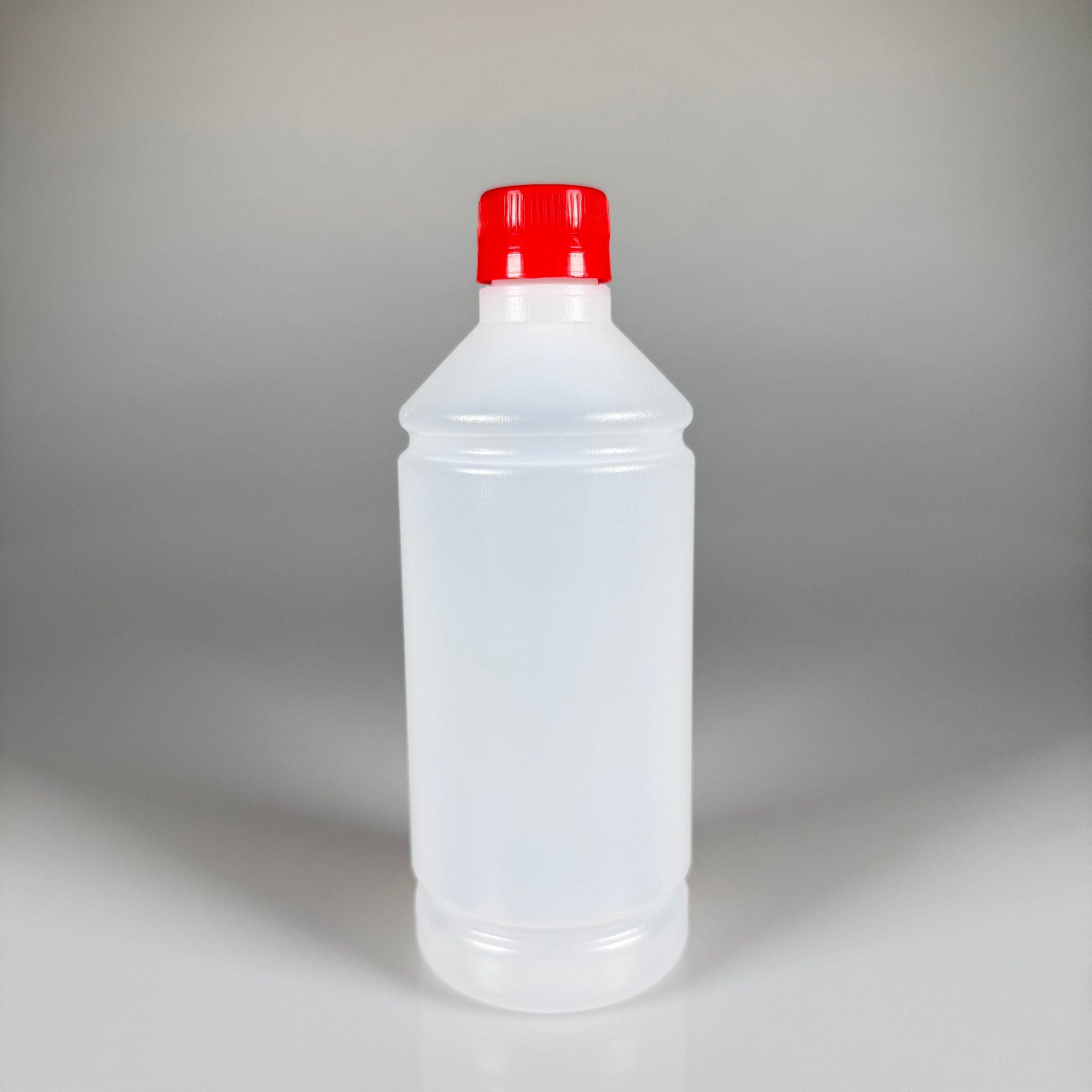 500 CC TİNER ŞİŞESİ - KIRMIZI KİLİTLİ KAPAKLI - 500 ML KİMYASALA DAYANIKLI PLASTİK ŞİŞE - 0,5 LT POLİETİLEN ŞİŞE