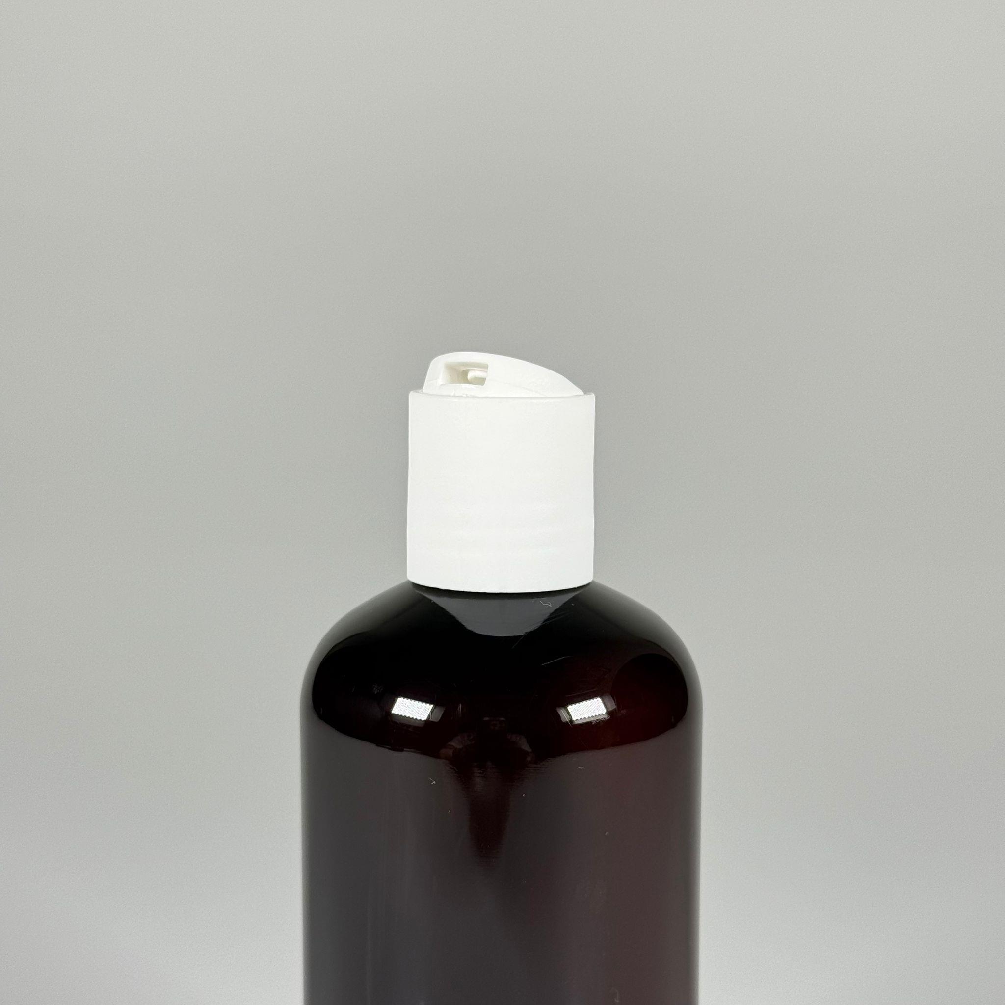 250 CC AMBER PLASTİK ŞİŞE ZEYNEP MODEL - BEYAZ DİSKTOP AKITICILI KAPAKLI - 250 ML TOMBUL ŞAMPUAN PET ŞİŞE