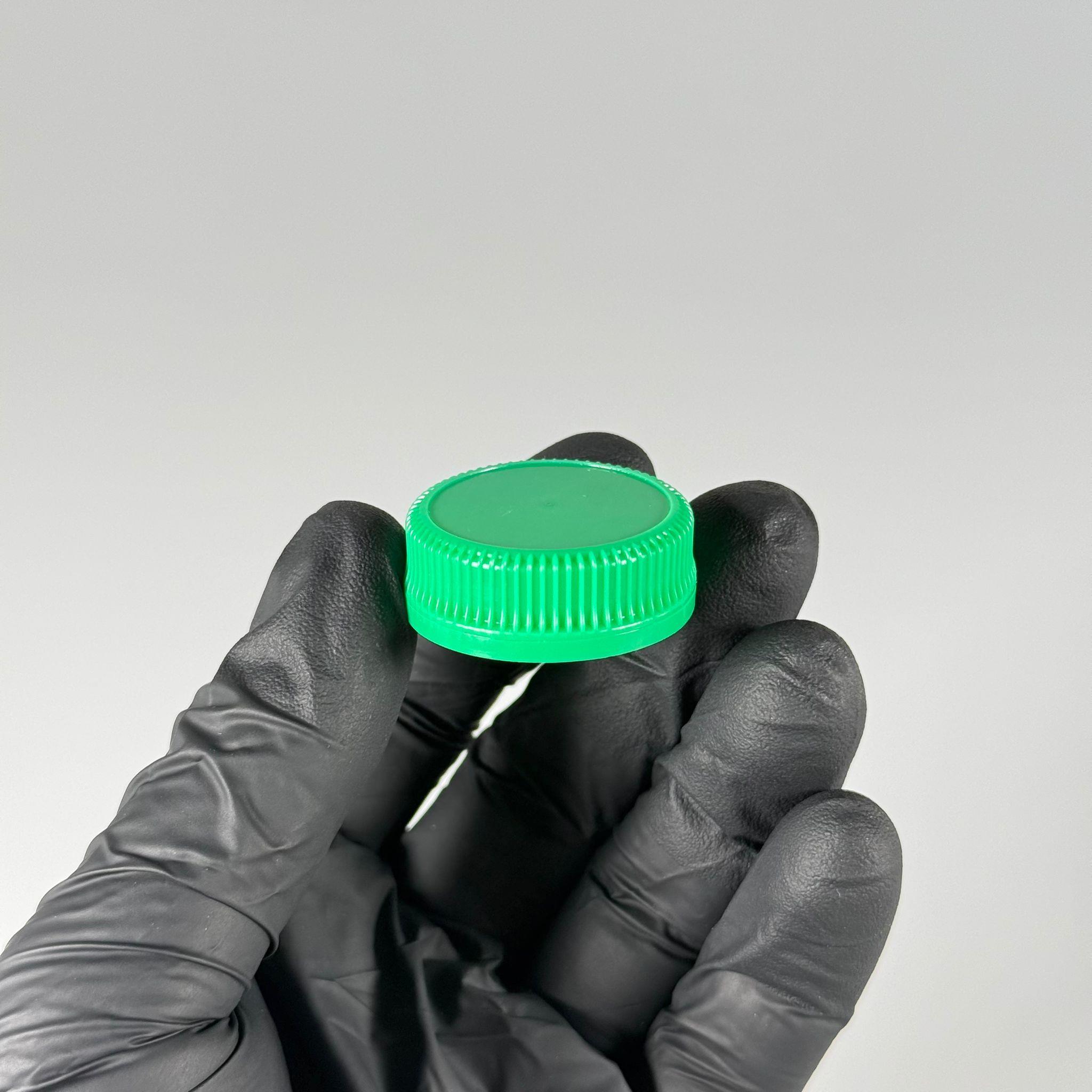 29 MM KİLİTLİ PLASTİK KAPAK YEŞİL - STANDART SU ŞİŞESİ KAPAĞI - ÖZKAYNAK SU ŞİŞESİ , ERİKLİ SU ŞİŞESİ,  SIRMA SU ŞİŞE VS YARIM LT VE 1,5 LT UYAR