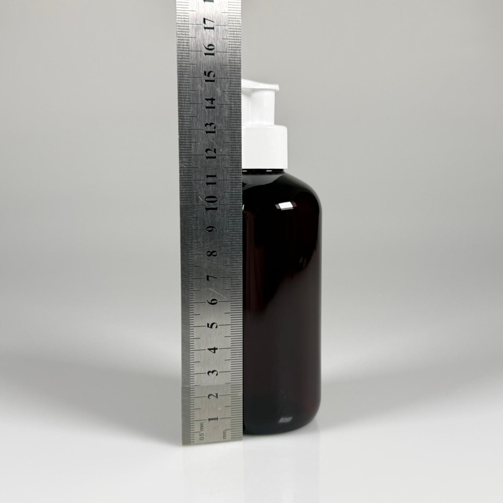 250 CC AMBER ŞİŞE - BEYAZ POMPALI - 250 ML POMPALI PLASTİK ŞİŞE - ZEYNEP MODEL PET ŞİŞE