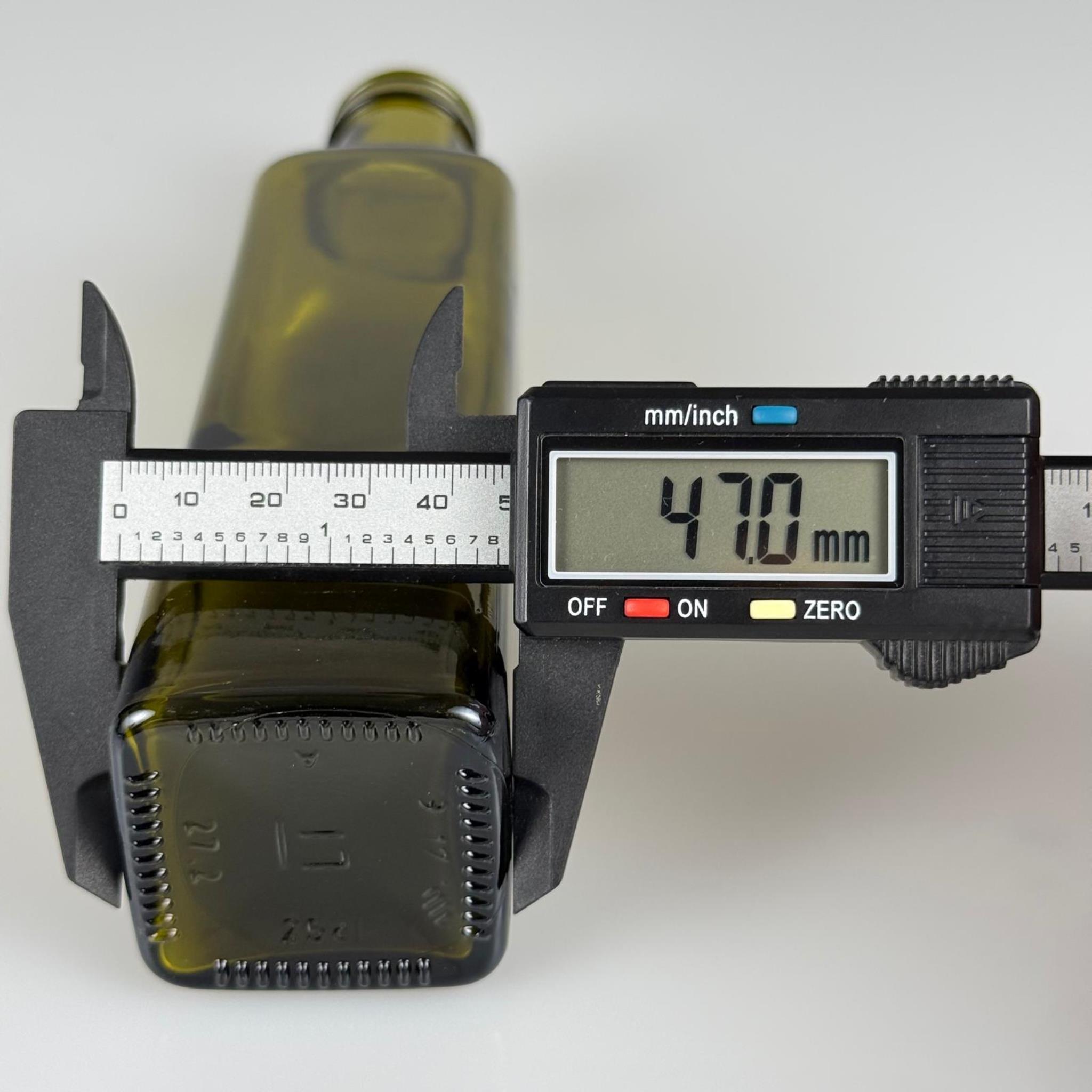 250 CC YEŞİL MARASKA CAM ŞİŞE - SİYAH METAL ALÜMİNYUM KAPAKLI - 250 ML KÖŞELİ YAĞ ŞİŞESİ - SİRKE ŞİŞESİ