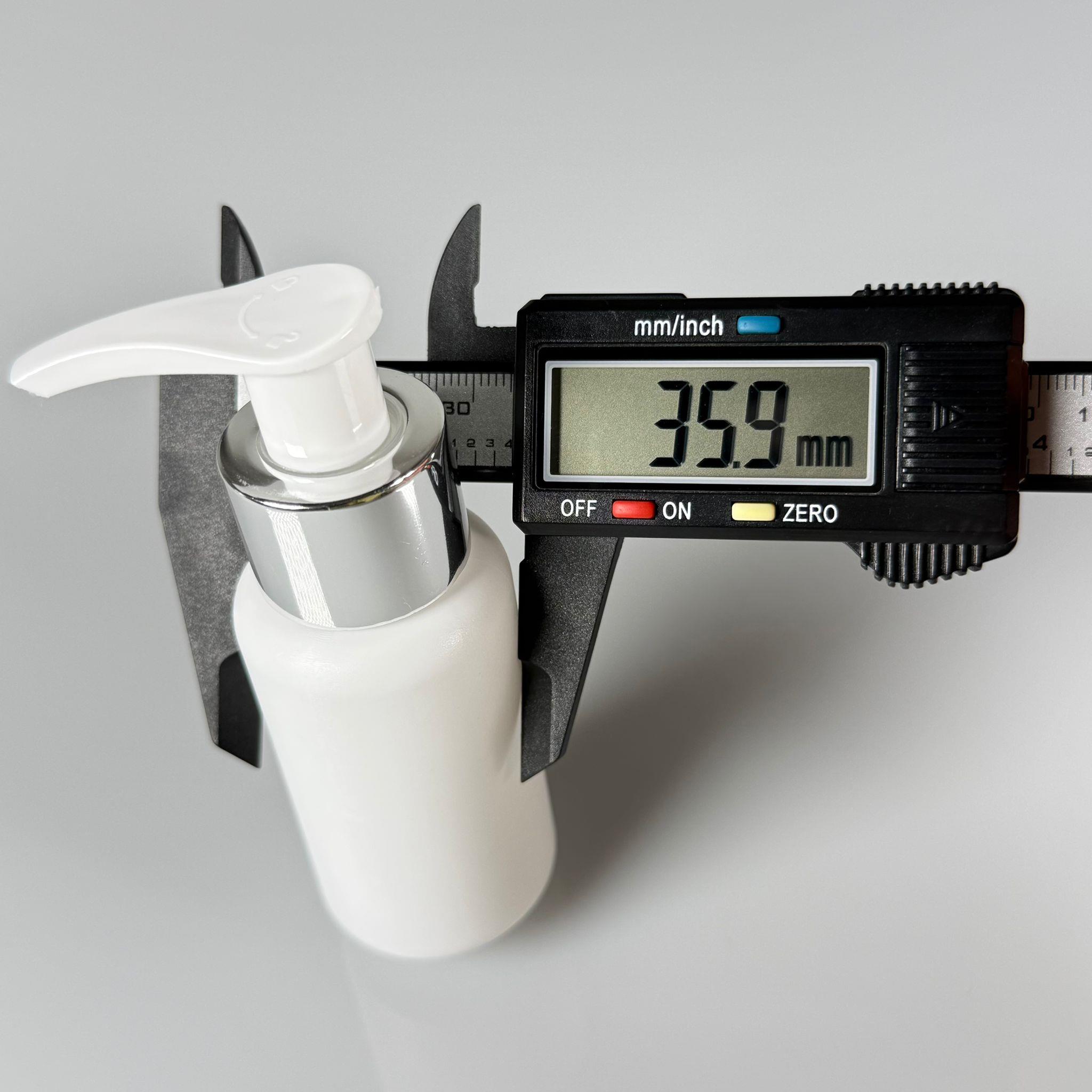 50 CC BEYAZ POLİETİLEN PLASTİK ŞİŞE - GÜMÜŞ POMPALI - 50 ML POMPALI PLASTİK ŞİŞE