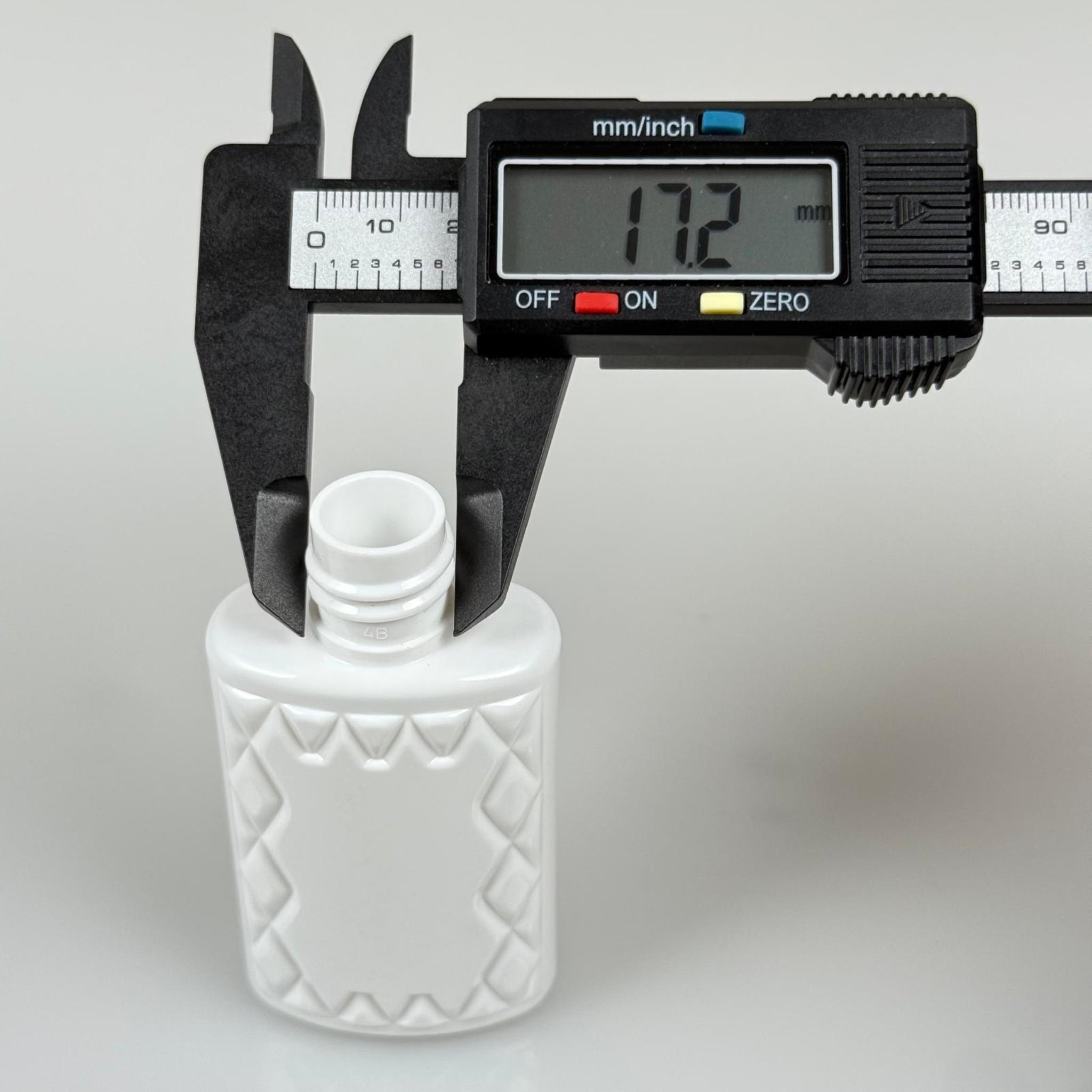 50 CC BEYAZ PET KÖŞELİ PARFÜM ŞİŞESİ - 18 AĞIZ - 50 ML PLASTİK PARFÜM - KOLONYA ŞİŞESİ