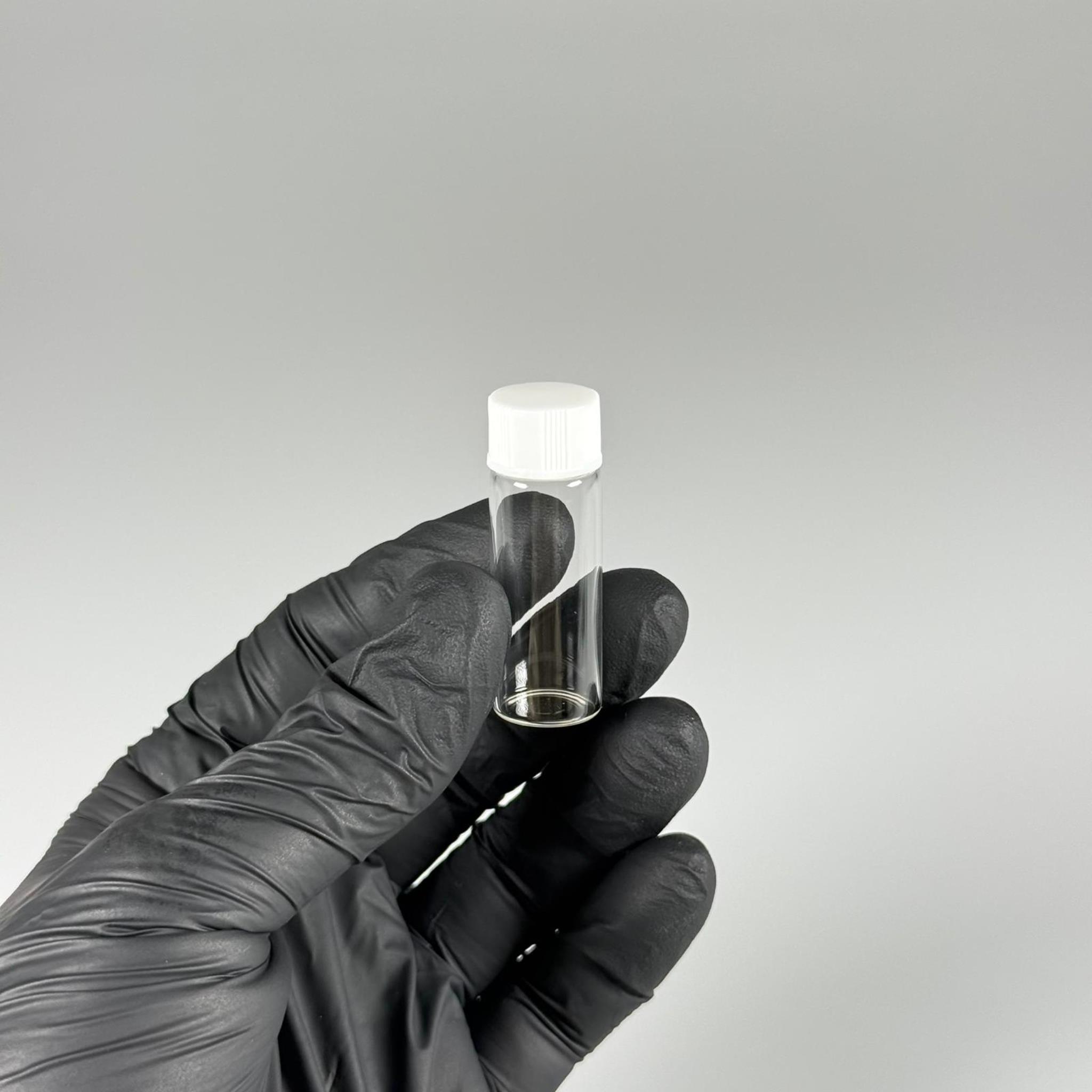 5 CC ŞEFFAF CAM ŞİŞE - BEYAZ KAPAKLI - 5 ML KAPAKLI CAM ŞİŞE