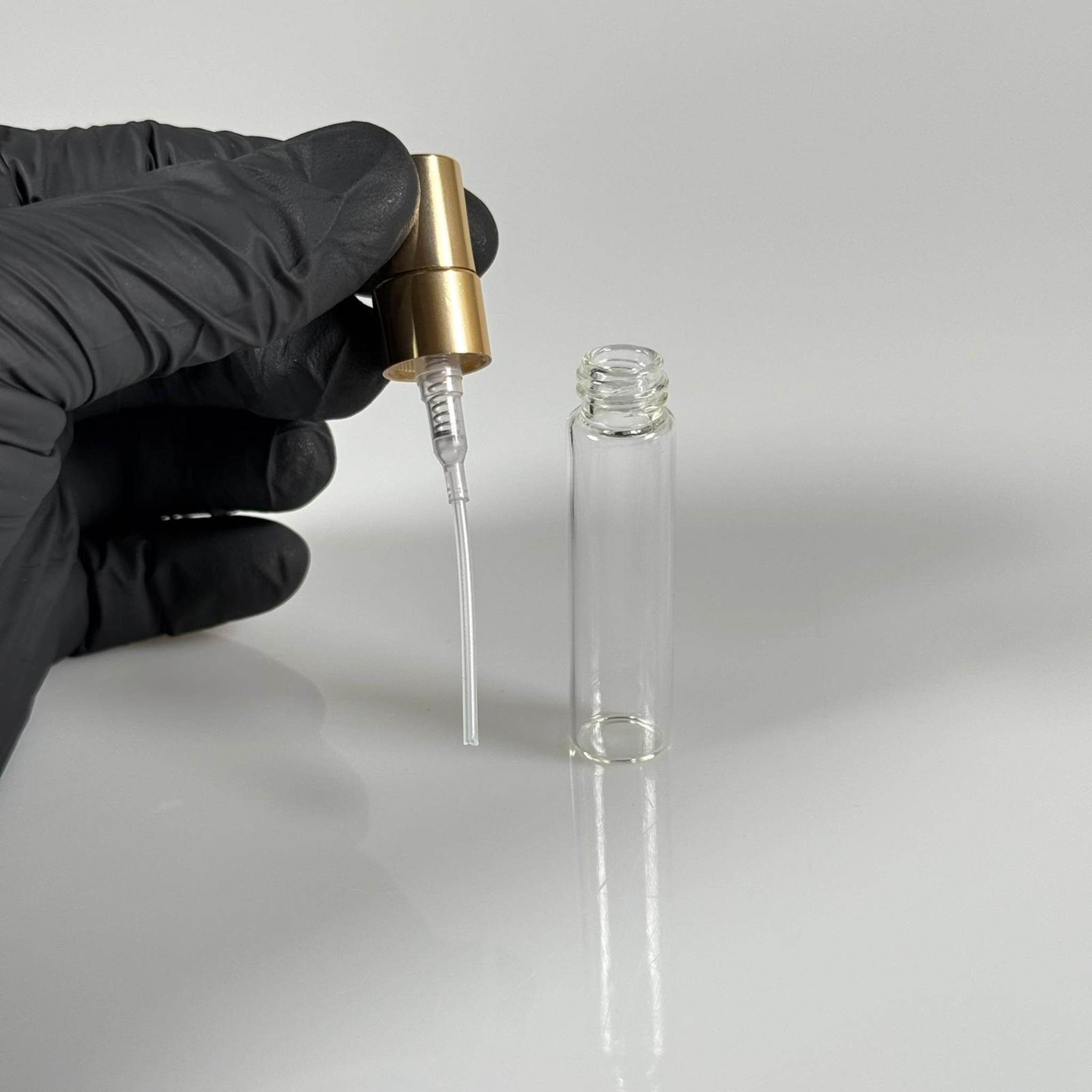 5 CC CAM KALEM PARFÜM ŞİŞESİ GOLD METAL SPREYLİ KAPAKLI TAKIM - 5 ML CAM TÜP PARFÜM ŞİŞESİ - VİDALI SPREY VALF TEKRAR DOLDURULABİLİR
