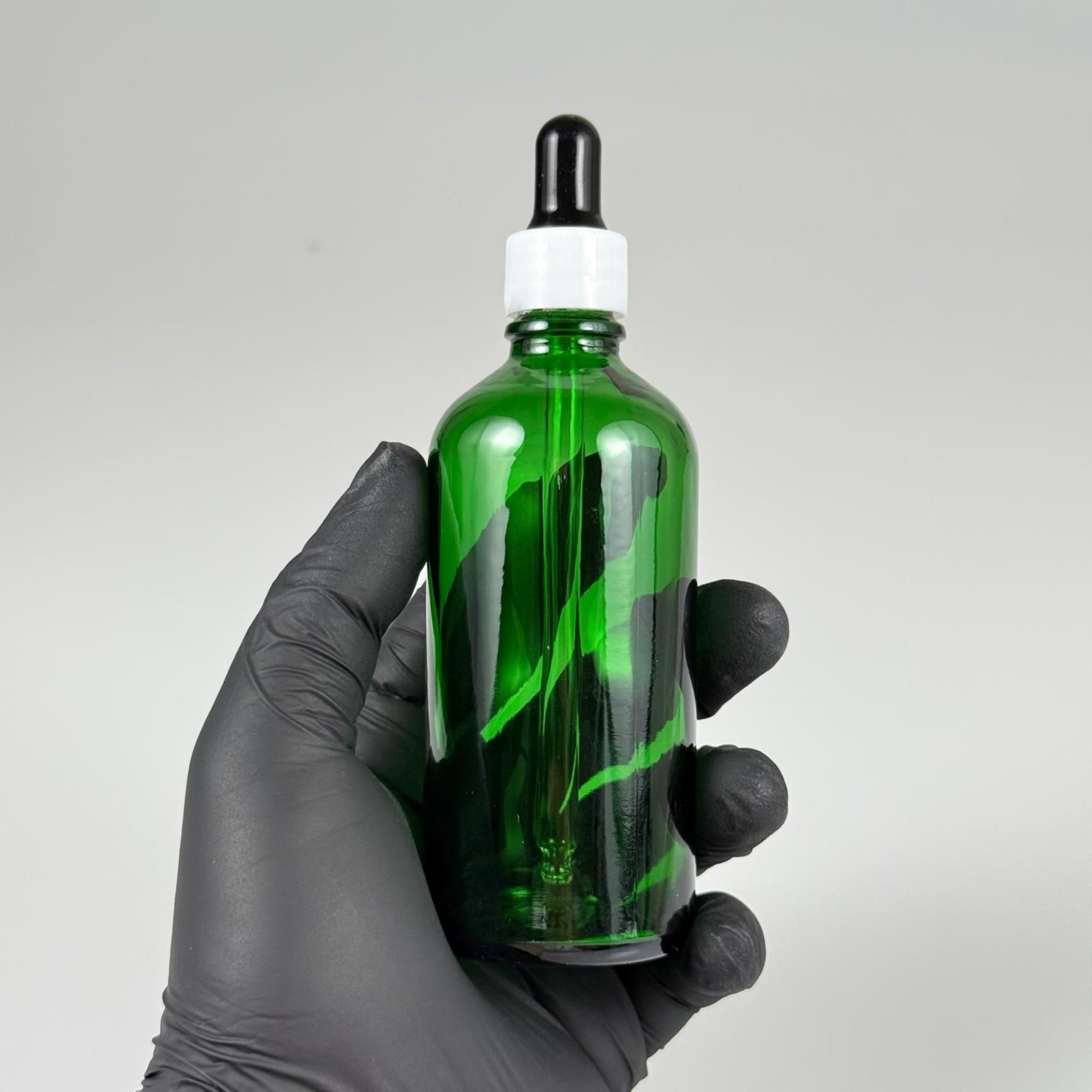 100 CC YEŞİL CAM DAMLALIKLI ŞİŞE - SİYAH EMZİK + BEYAZ DÜZ KAPAK + CAM PİPET TAKIM - 100 ML YEŞİL DAMLALIKLI ŞİŞE SETİ