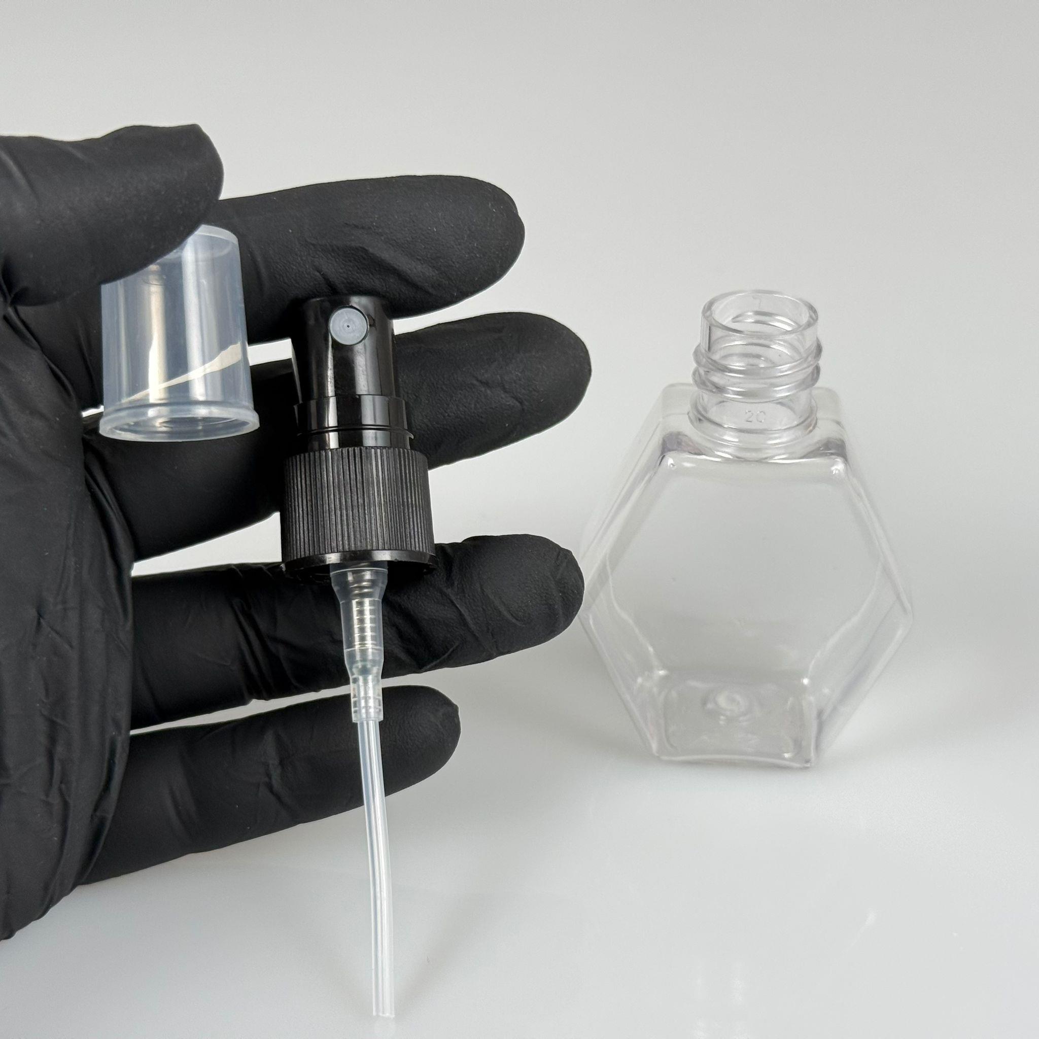 40 CC ALTIGEN PET ŞİŞE - SİYAH SPREYLİ - 40 ML ŞEFFAF PET ŞİŞE