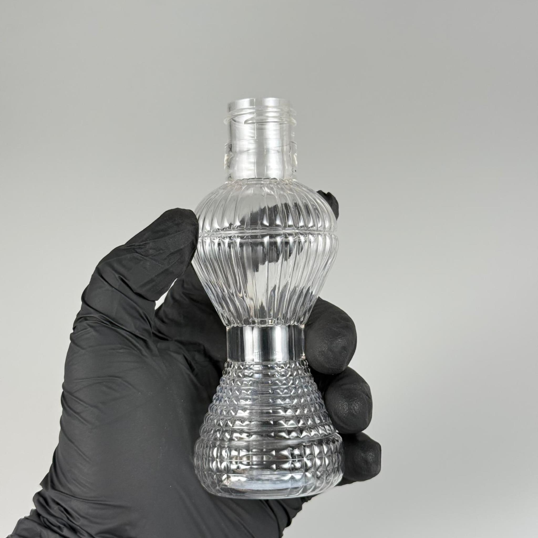 100 CC ŞEFFAF PIRLANTA PET ŞİŞE 24 MM İP