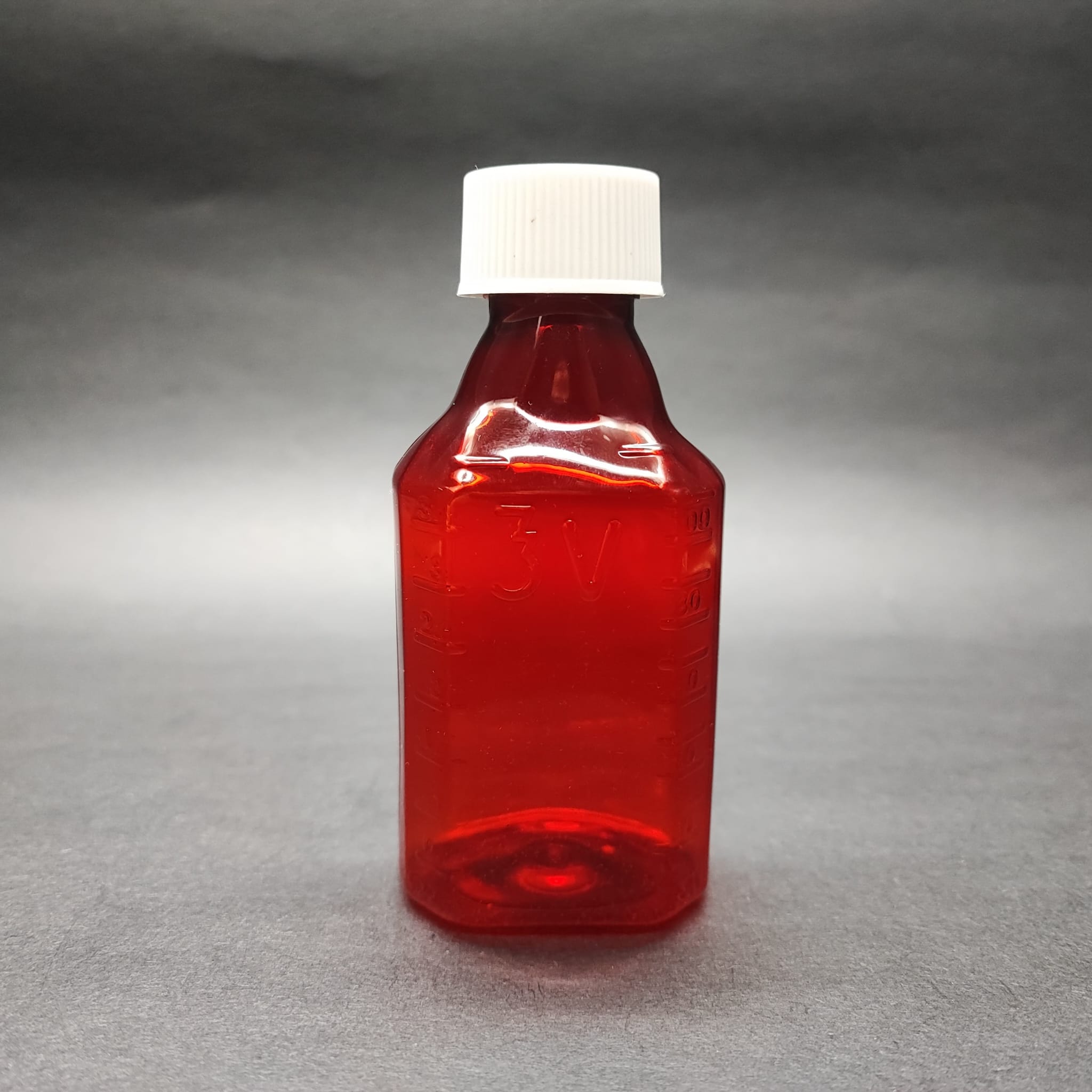 100 CC ÖLÇEKLİ PET ŞİŞE - BEYAZ ÇOCUK KİLİTLİ KAPAKLI - 100 ML VE OZ ÖLÇÜLÜ KIRMIZI PET ŞİŞE