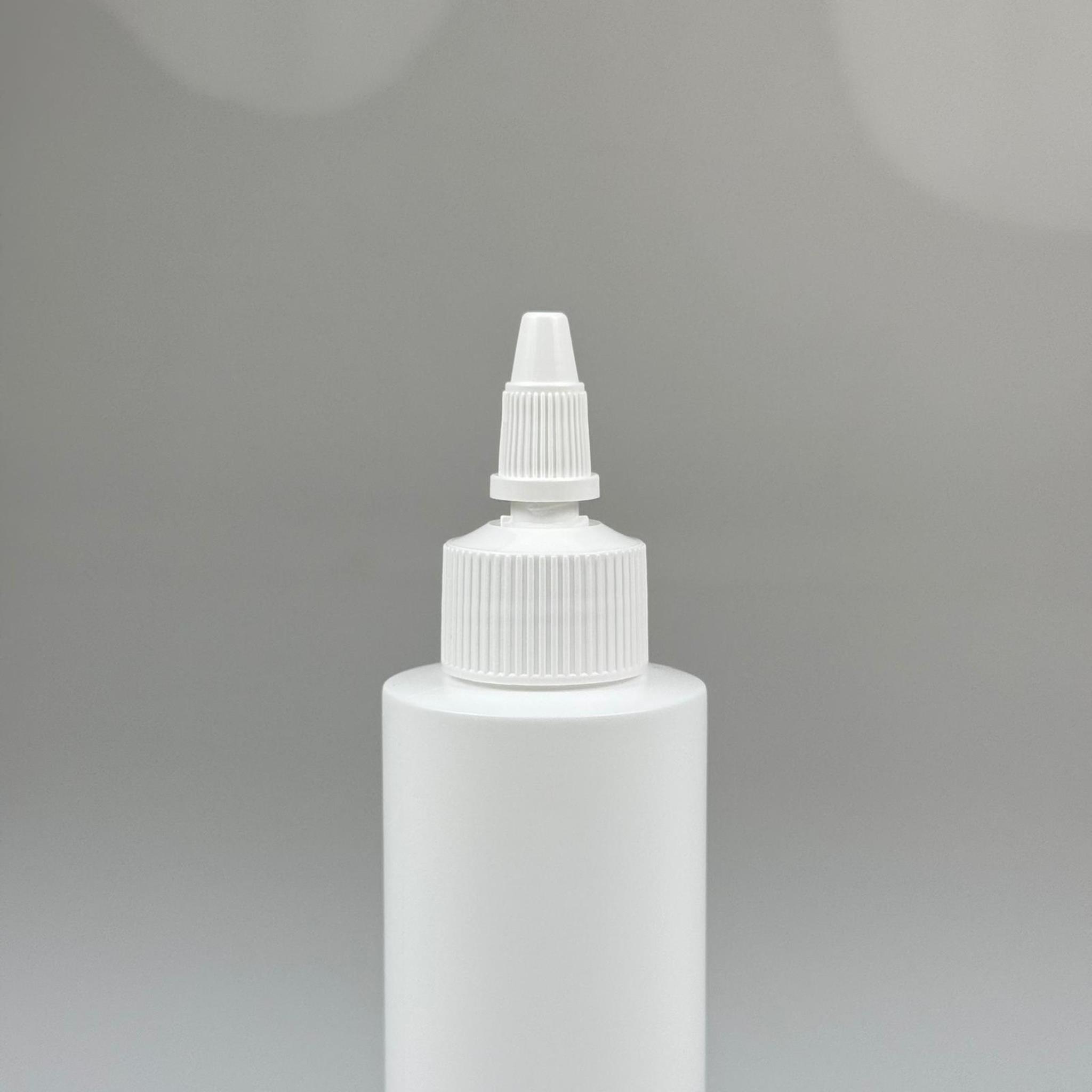 YAĞ, SOS, ACI SOS, SİRKE, SRIRACHA, MÜREKKEP, TUTKAL AKITICI VB BOŞ ŞİŞELERİ - BEYAZ SİVRİ TWİST AKITICI KAPAK + 150 ML BEYAZ POLİETİLEN PLASTİK ŞİŞE TAKIM