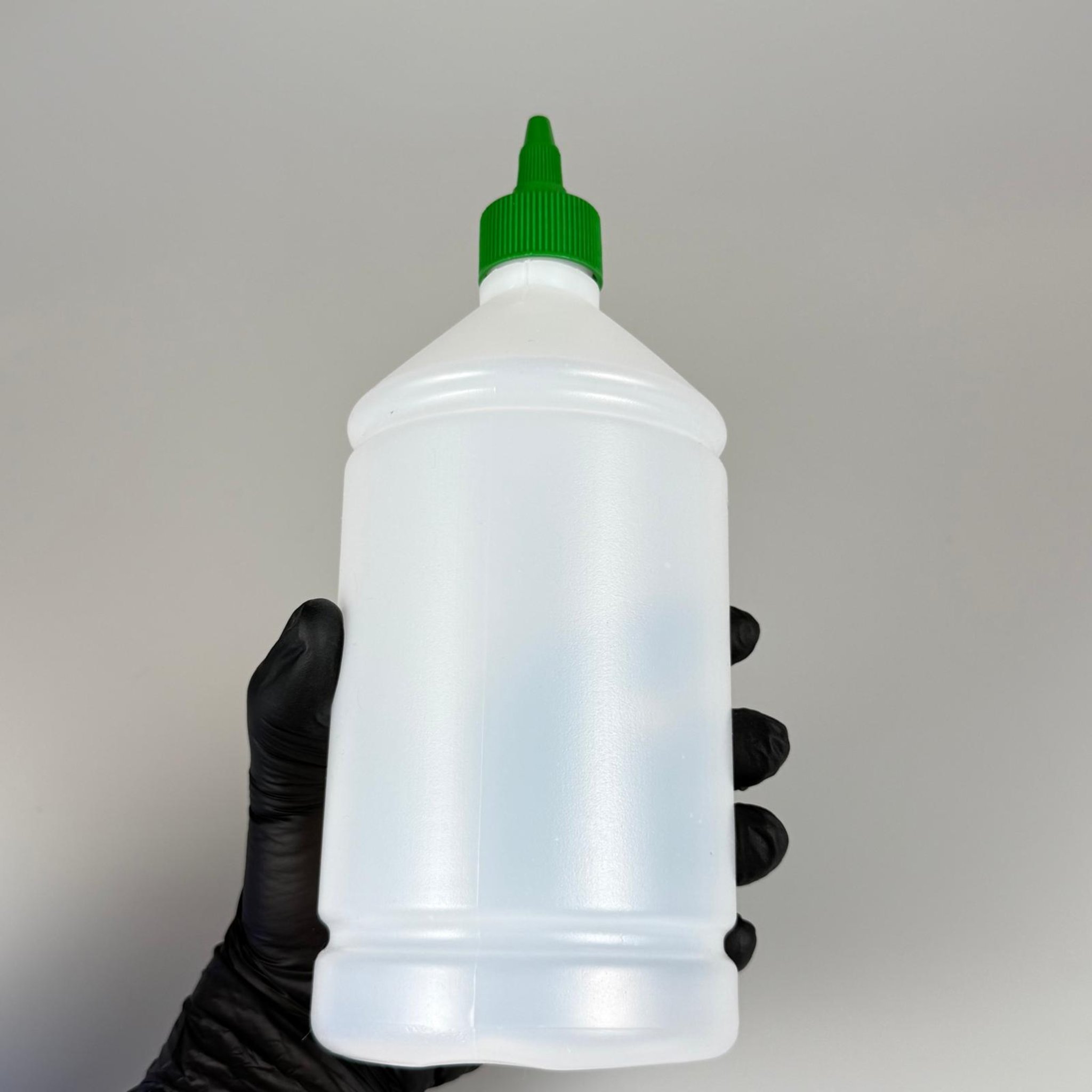 ZEYTİNYAĞI, SOS, ACI SOS, SİRKE, SRIRACHA VB BOŞ ŞİŞELERİ - YEŞİL SİVRİ TWİST AKITICI KAPAK + 1000 ML NATÜREL POLİETİLEN PLASTİK ŞİŞE TAKIM