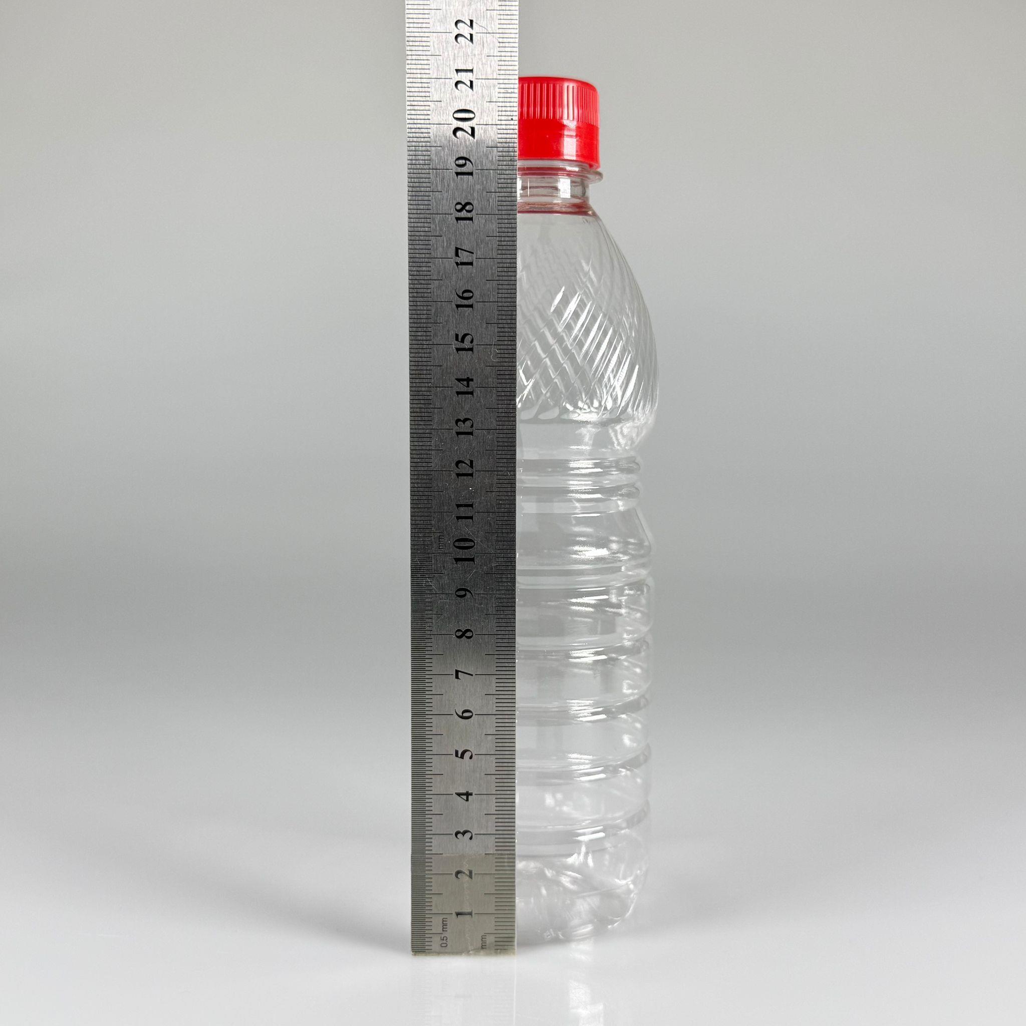 0,5 LT KİLİTLİ KAPAKLI PET ŞİŞE - KIRMIZI KAPAKLI 500 CC BOŞ PET ŞİŞE