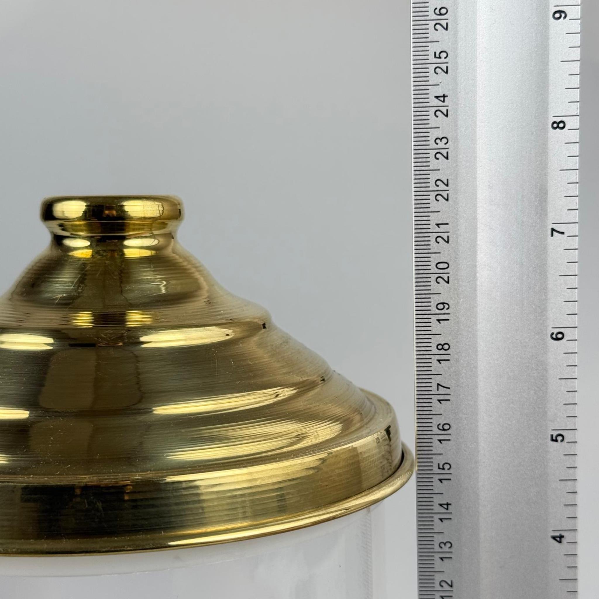 PİRİNÇ KAPAKLI SİLİNDİR DÜZ 15X16 CM TEŞHİR KAVANOZU - AKTARİYE, DEKORATİF, PASTANE VB İÇİN NOSTALJİ KAVANOZ - 1,9 LT